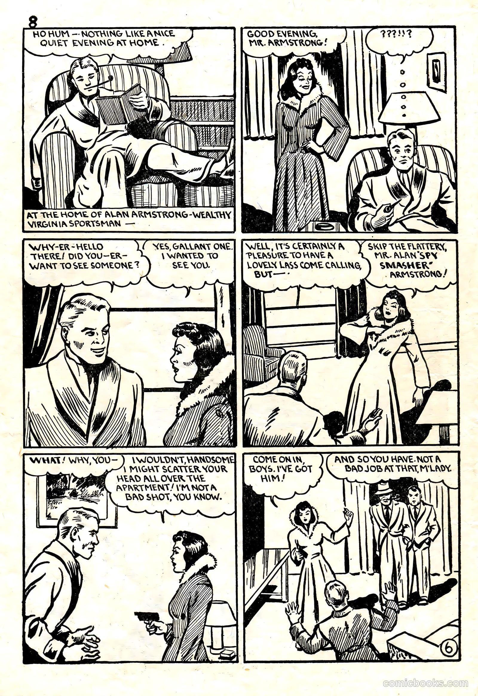 Spy Smasher Comics #1 (1942) — page 7 of 58