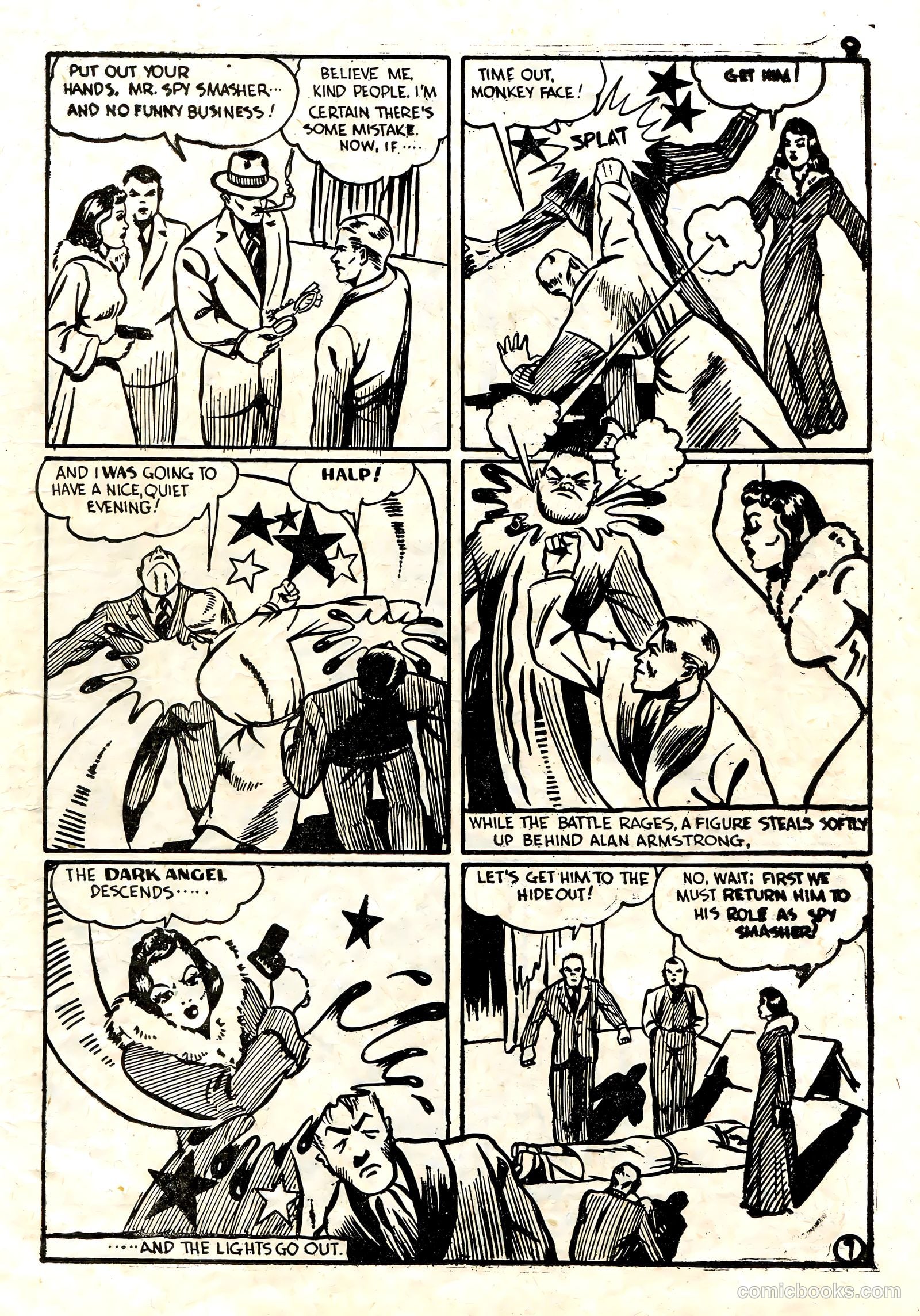 Spy Smasher Comics #1 (1942) — page 8 of 58