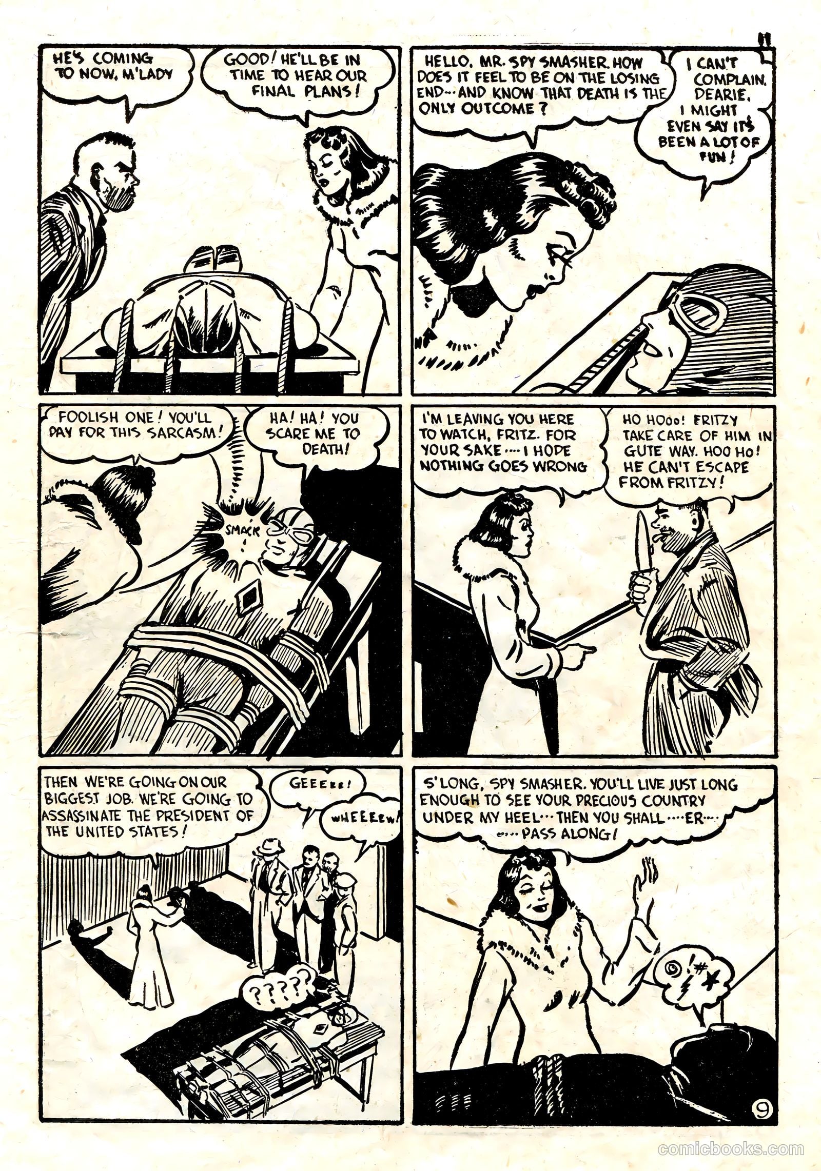 Spy Smasher Comics #1 (1942) — page 10 of 58