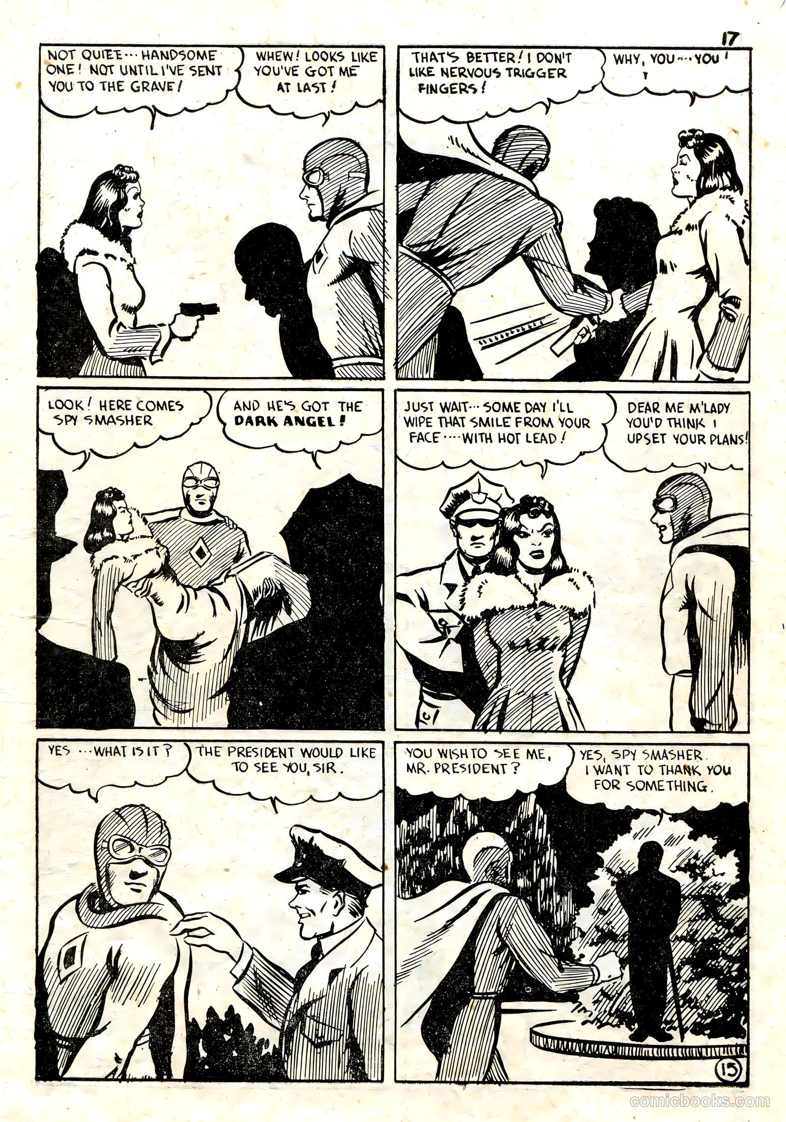 Spy Smasher Comics #1 (1942) — page 16 of 58