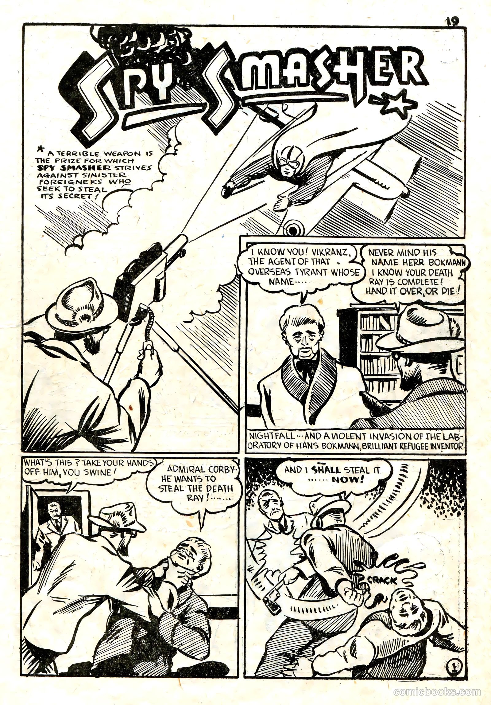 Spy Smasher Comics #1 (1942) — page 18 of 58