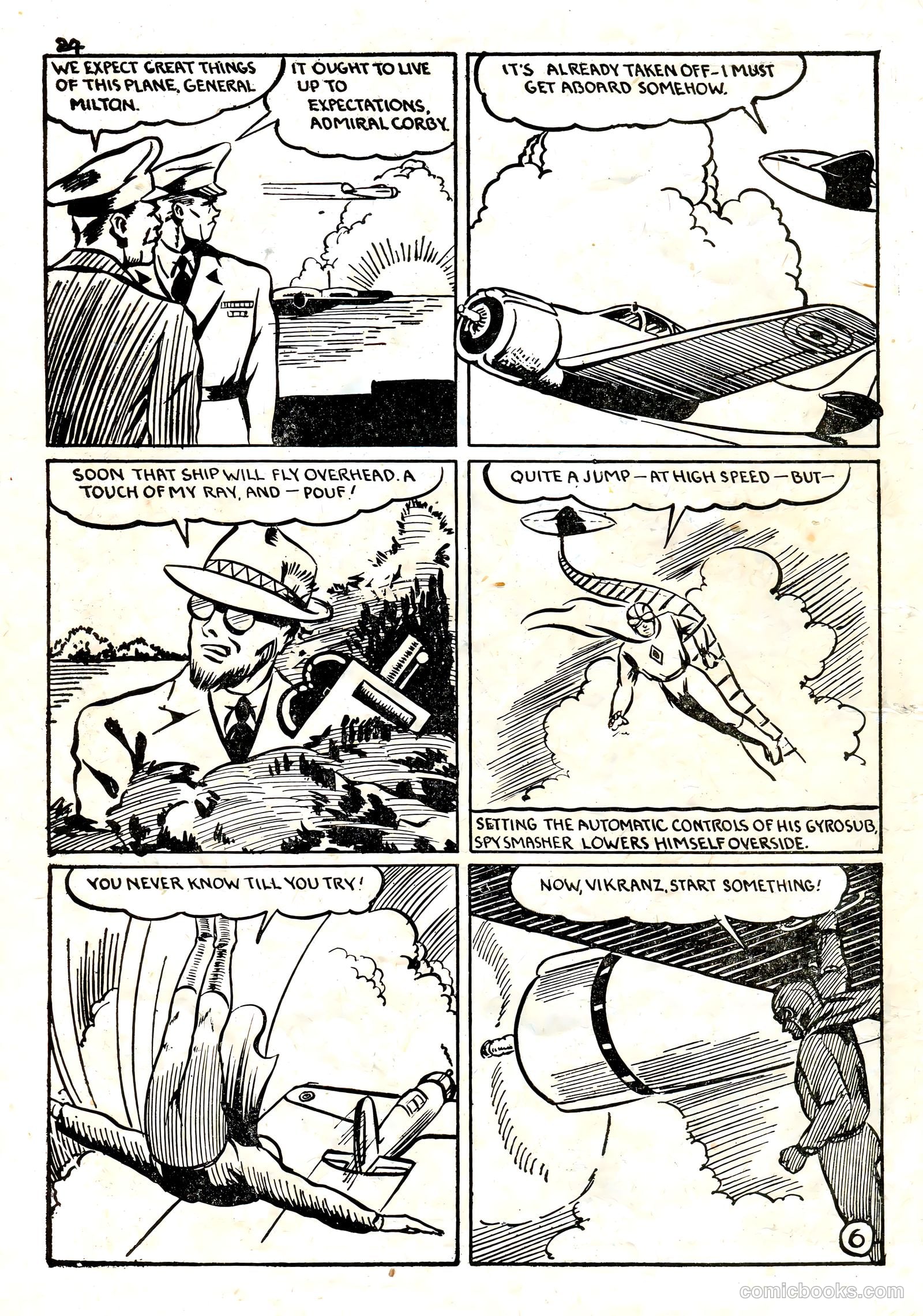 Spy Smasher Comics #1 (1942) — page 23 of 58