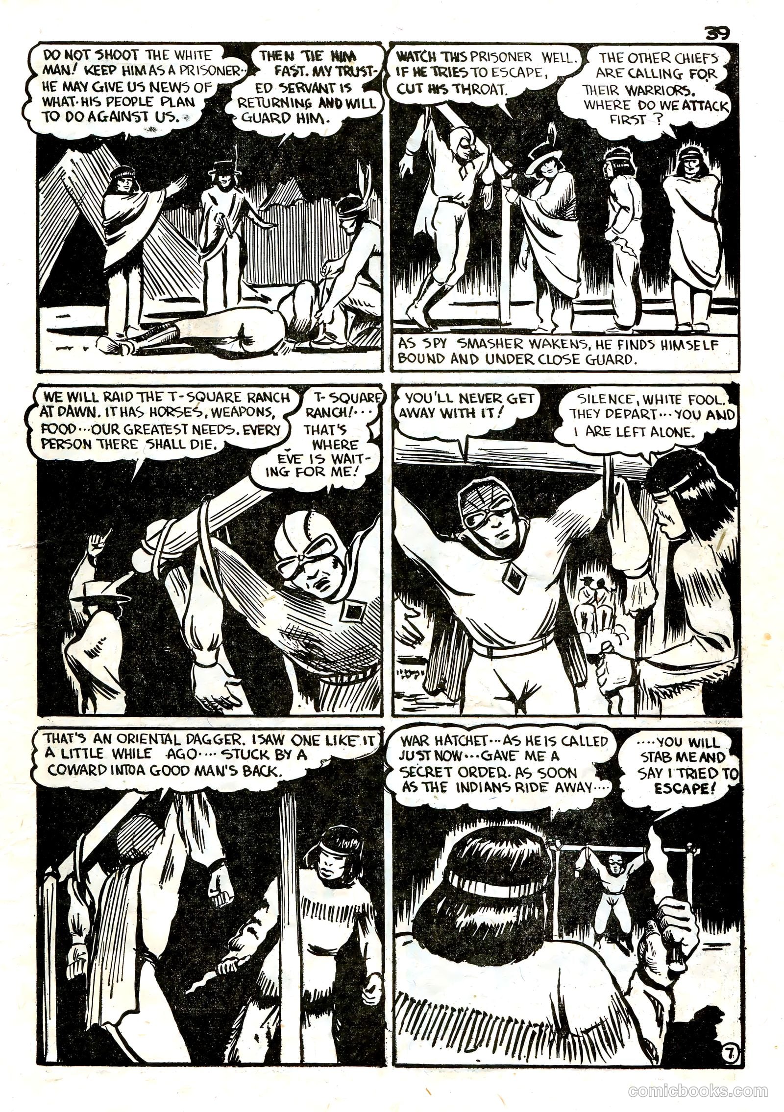 Spy Smasher Comics #1 (1942) — page 34 of 58