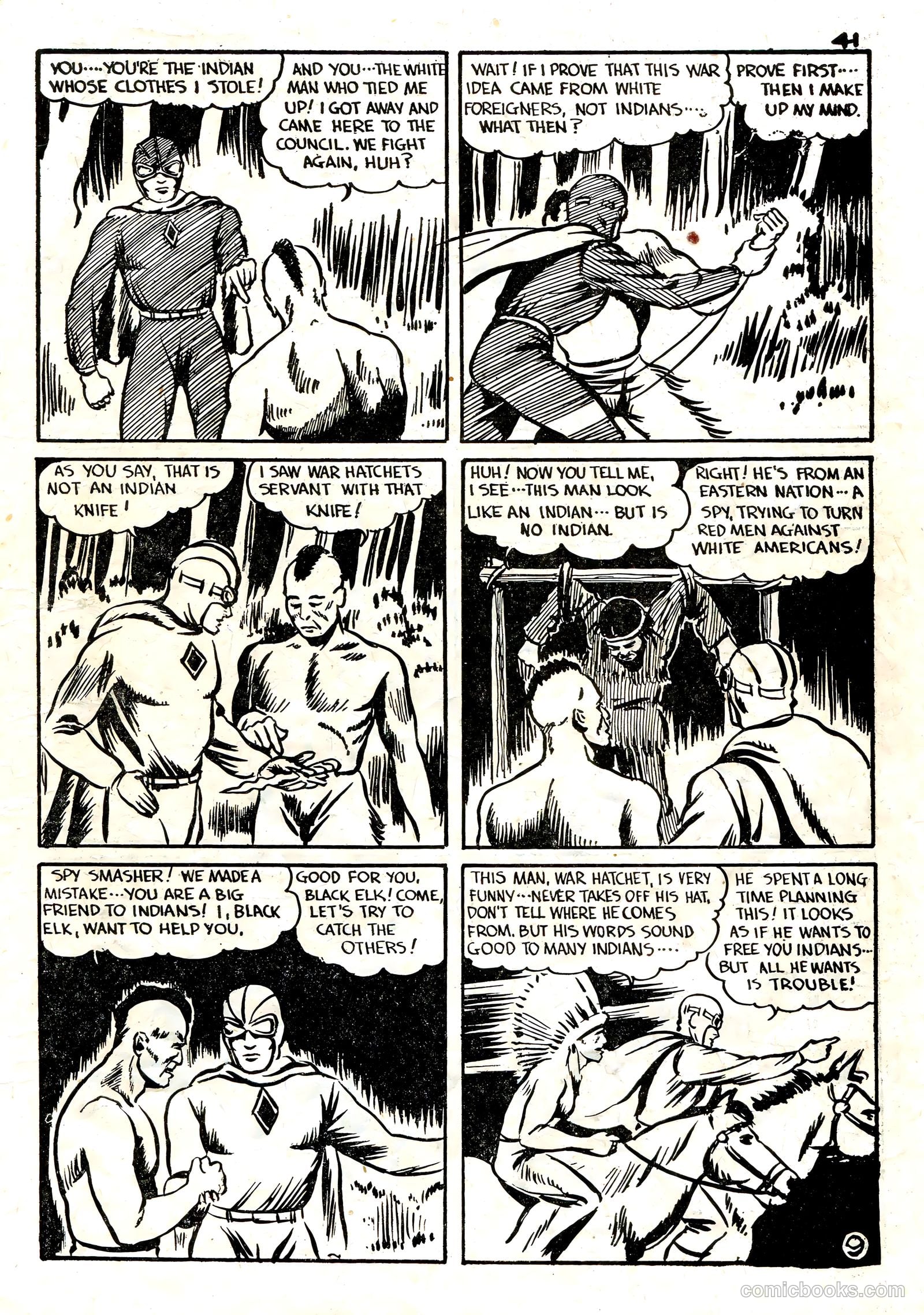 Spy Smasher Comics #1 (1942) — page 36 of 58