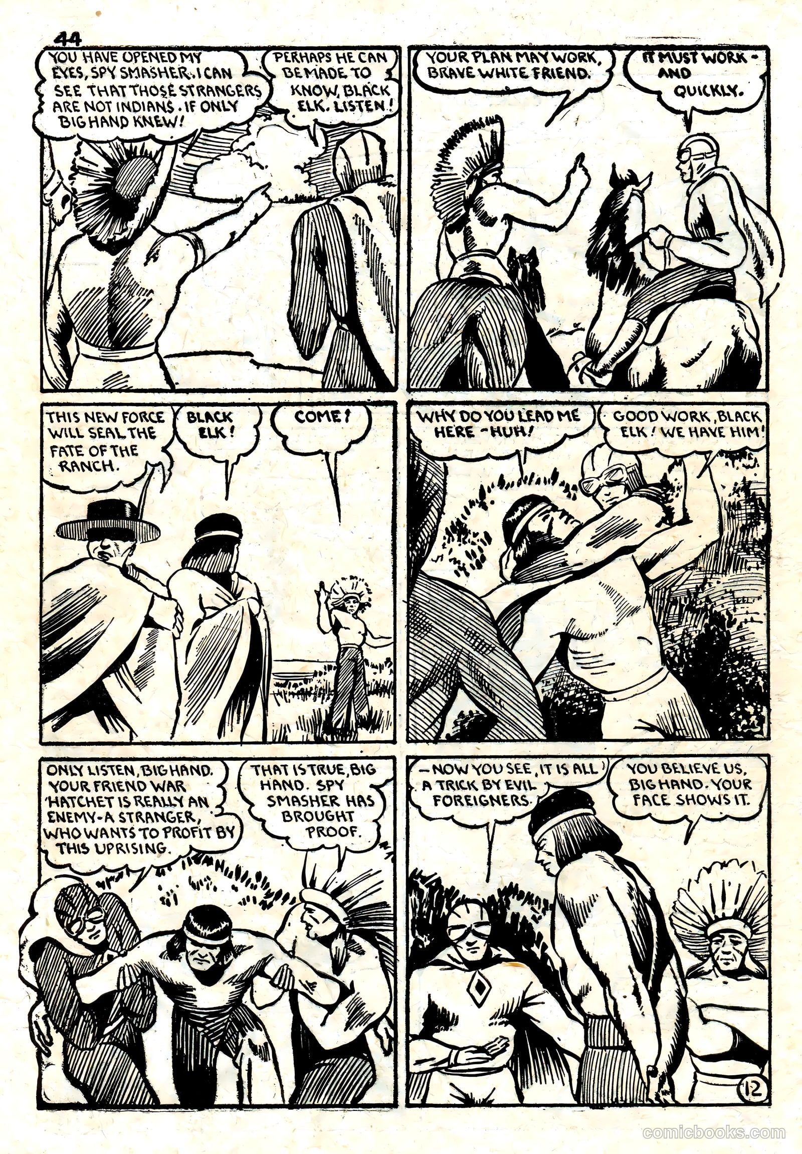Spy Smasher Comics #1 (1942) — page 39 of 58