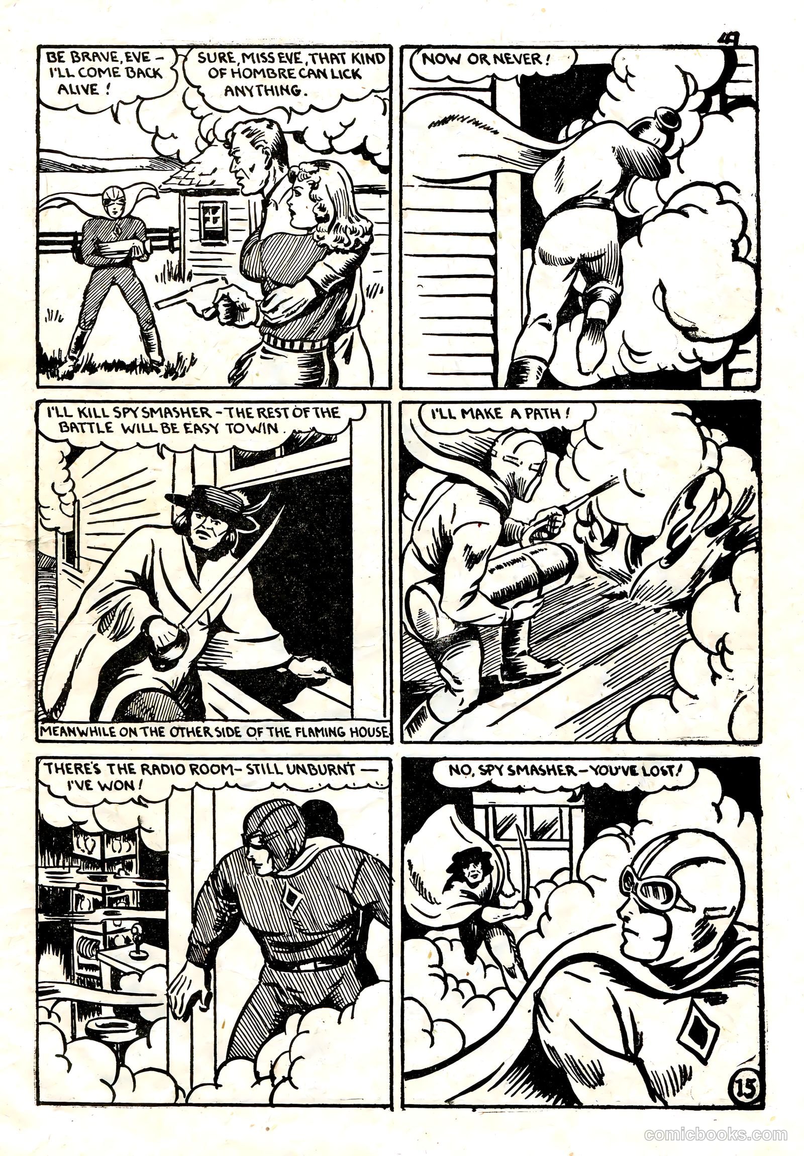 Spy Smasher Comics #1 (1942) — page 42 of 58