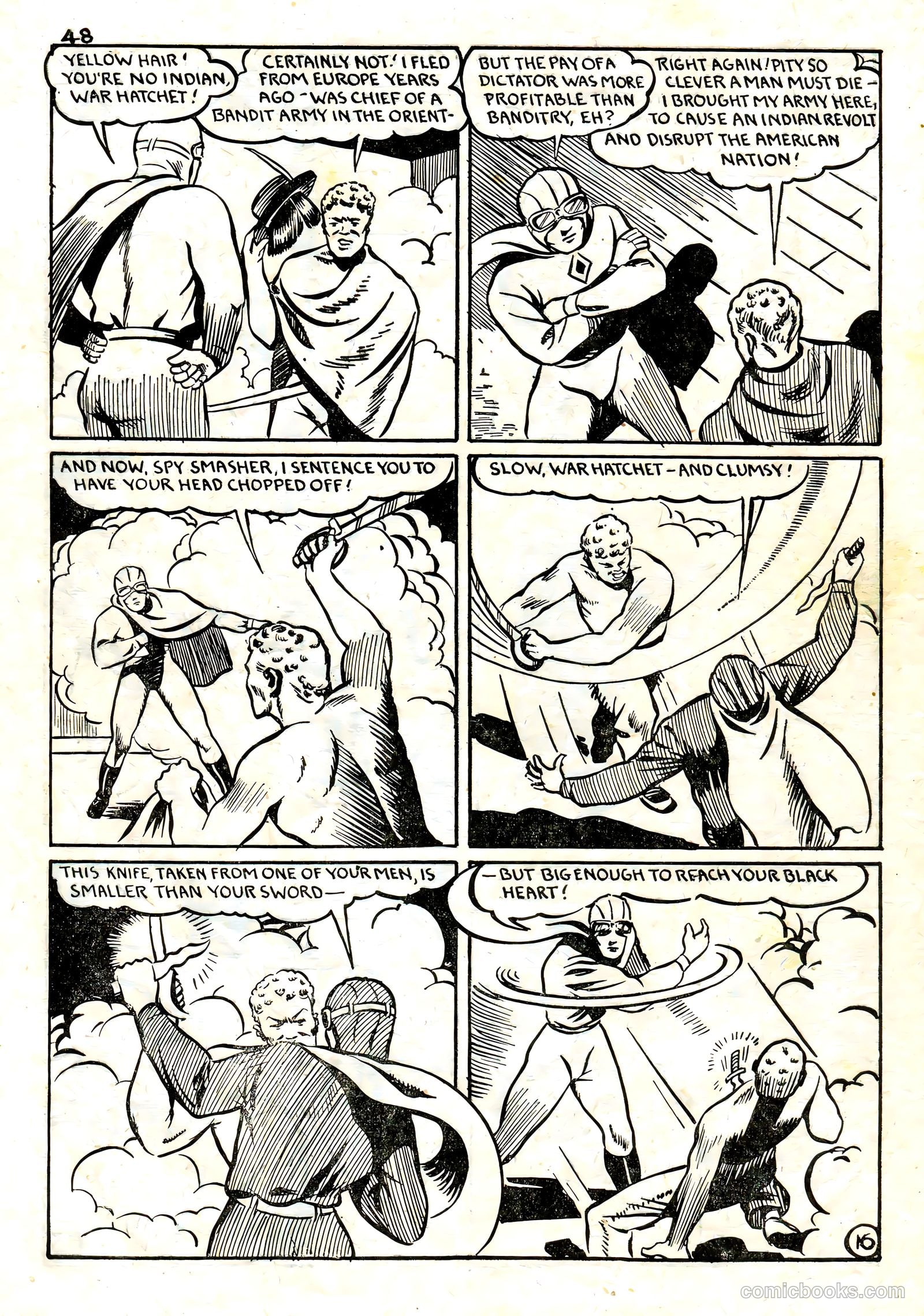 Spy Smasher Comics #1 (1942) — page 43 of 58