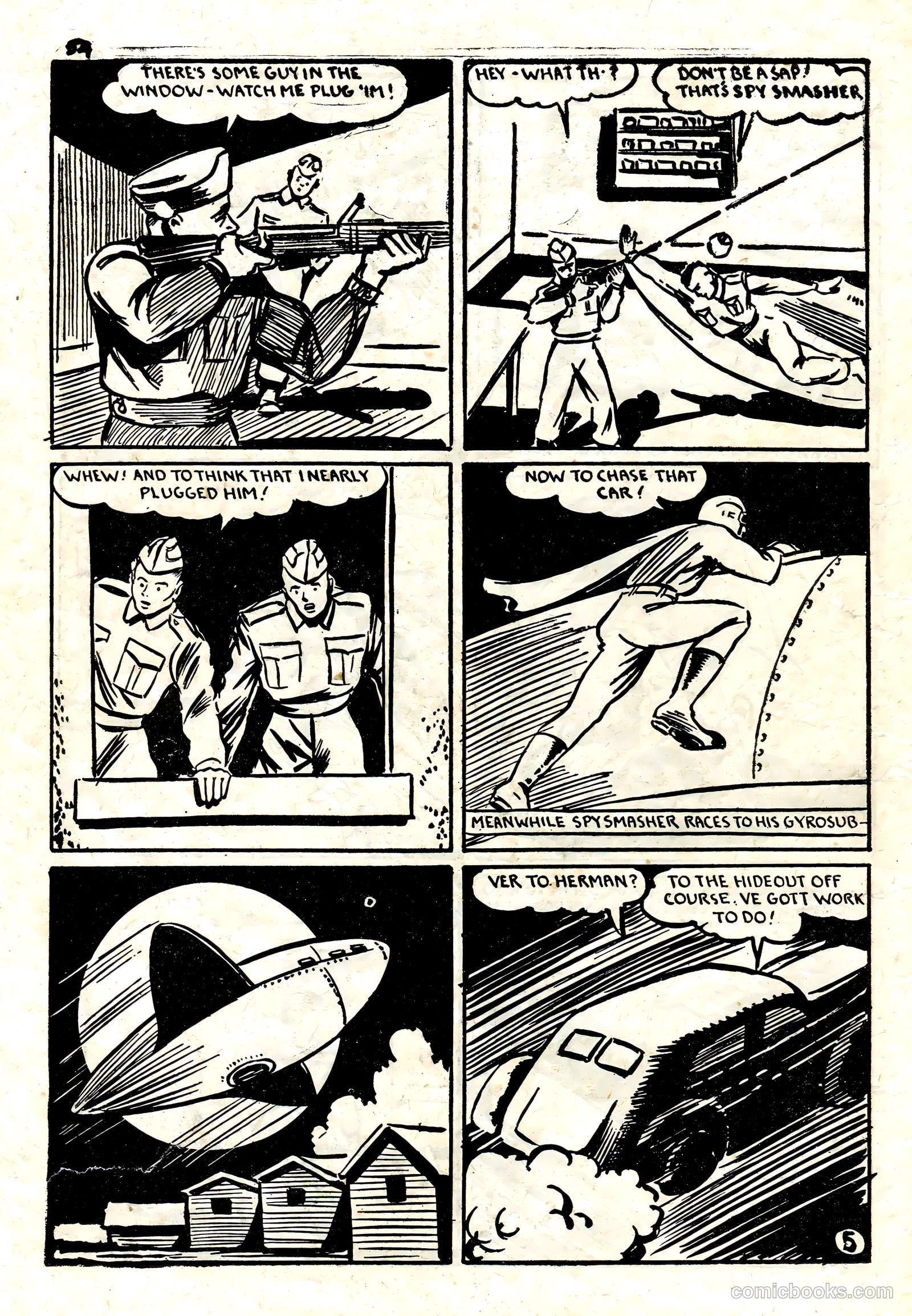 Spy Smasher Comics #1 (1942) — page 49 of 58