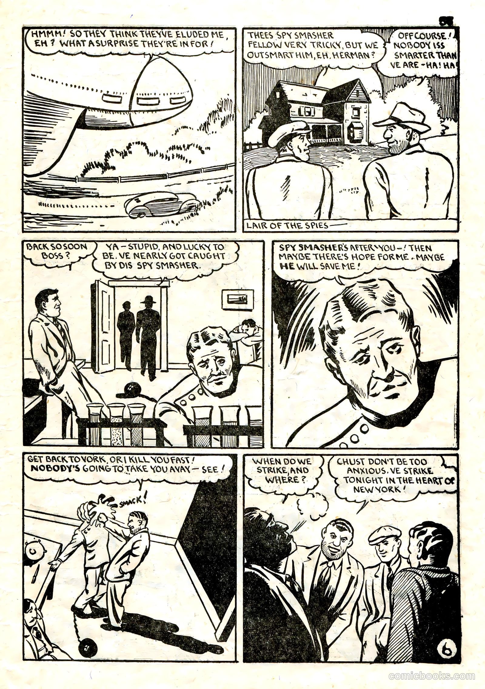 Spy Smasher Comics #1 (1942) — page 50 of 58