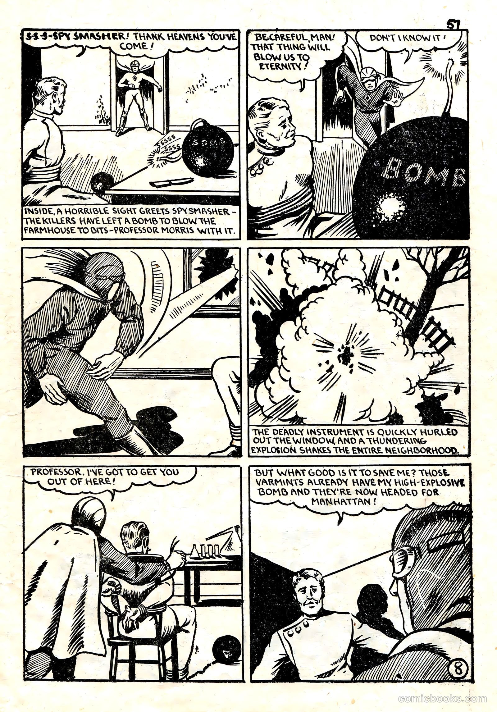 Spy Smasher Comics #1 (1942) — page 52 of 58