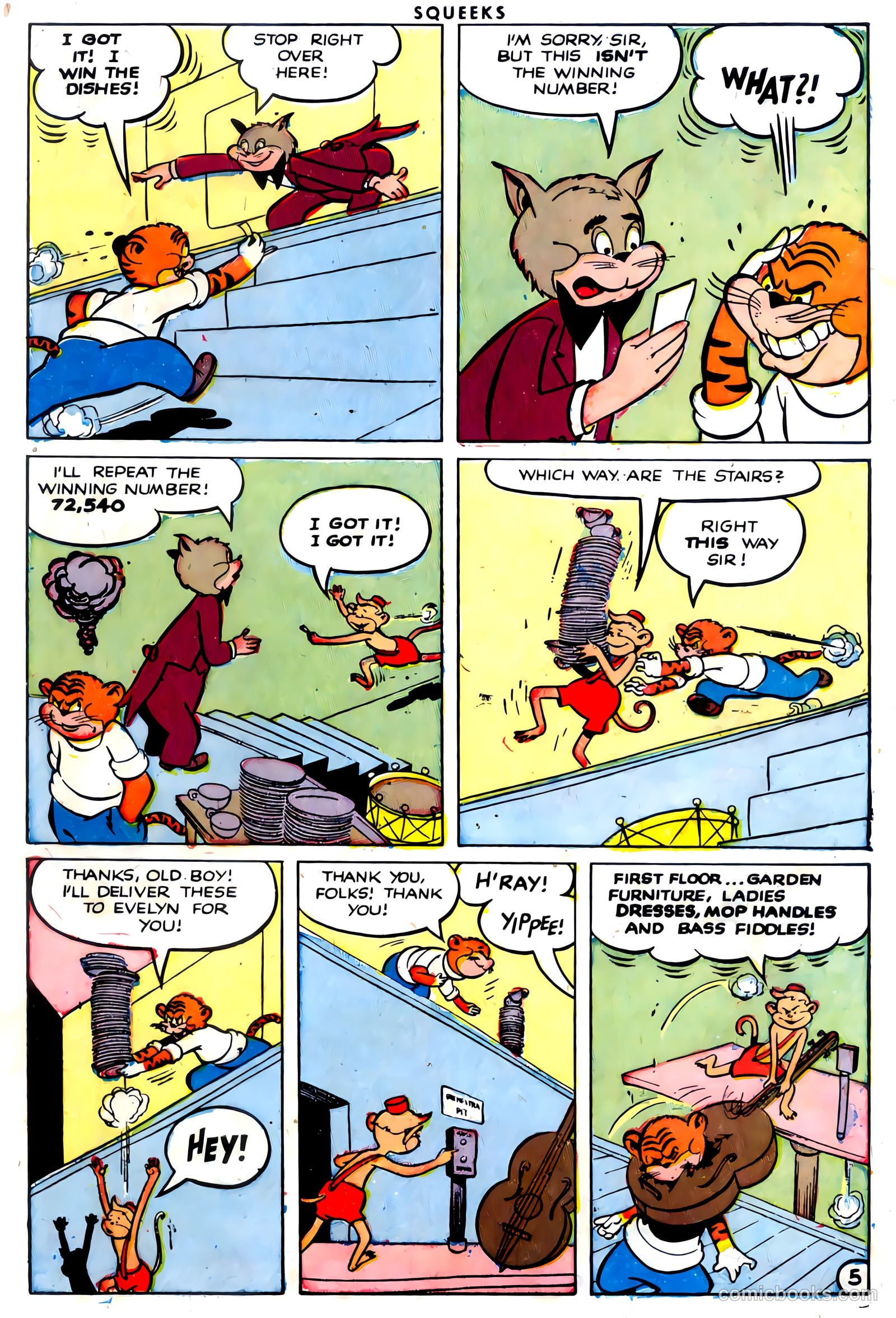 Squeeks #1 (1953) — page 7 of 36