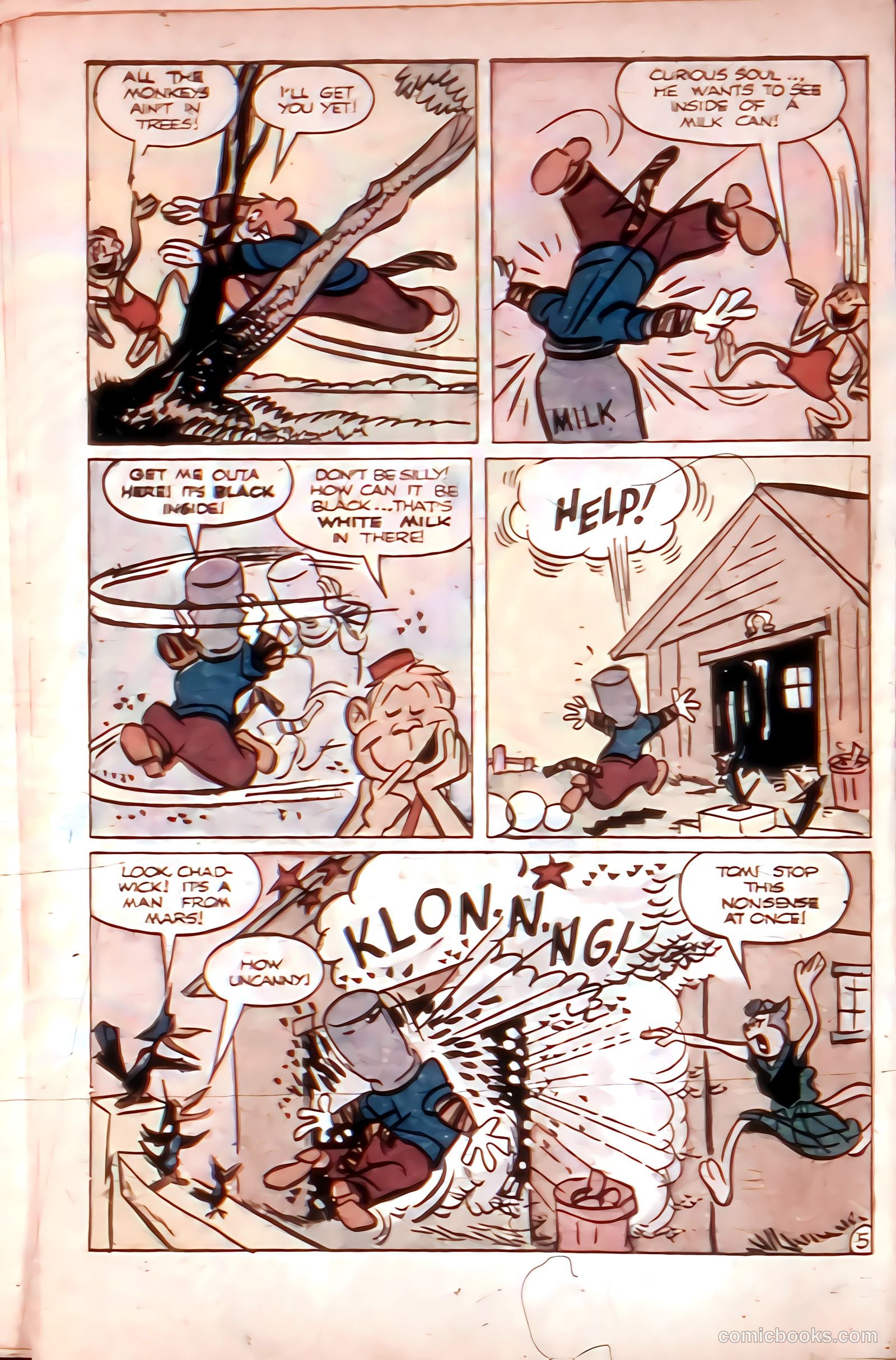 Squeeks #4 (1954) — page 32 of 36