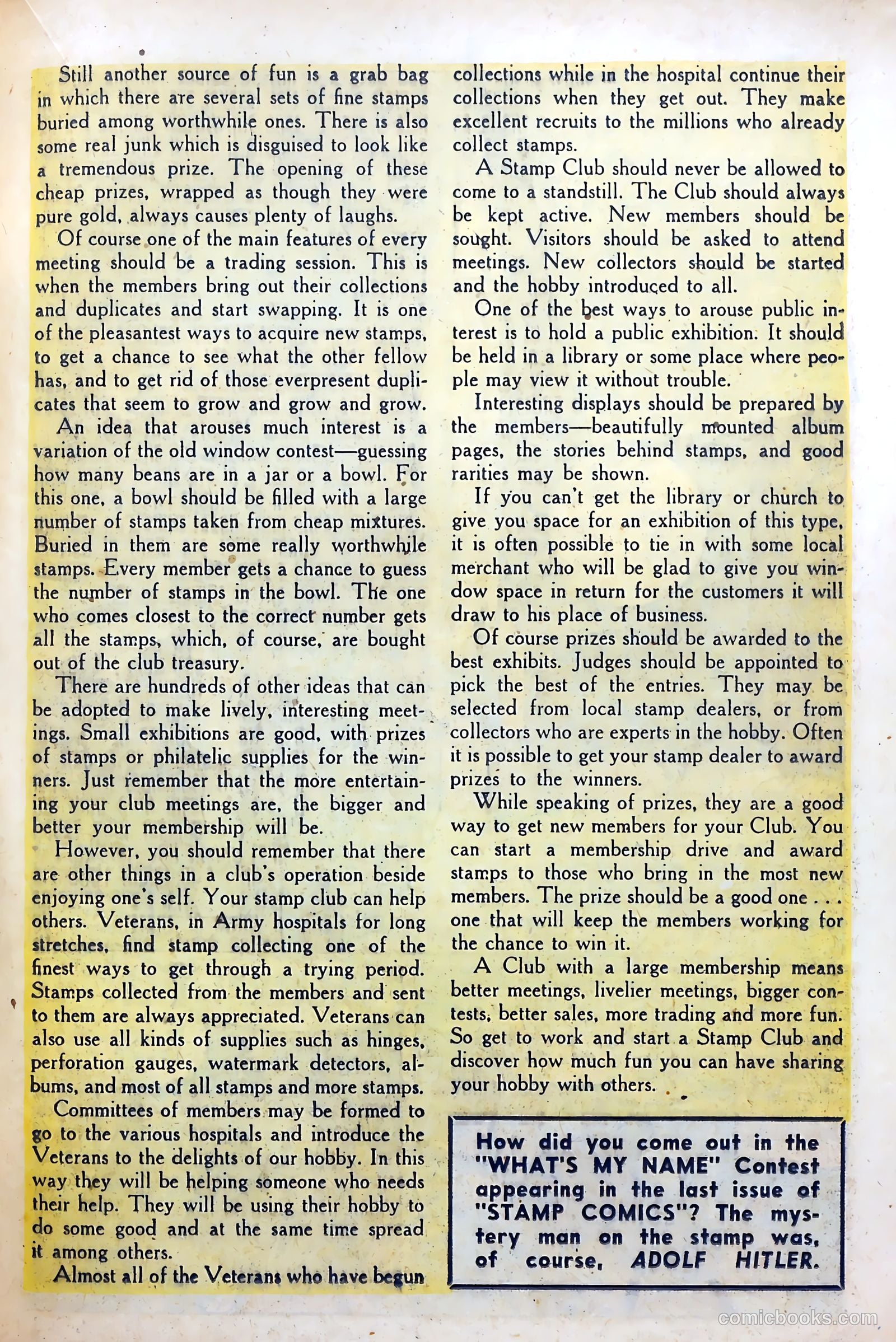 Stamp Comics #5 (1952) — page 21 of 37