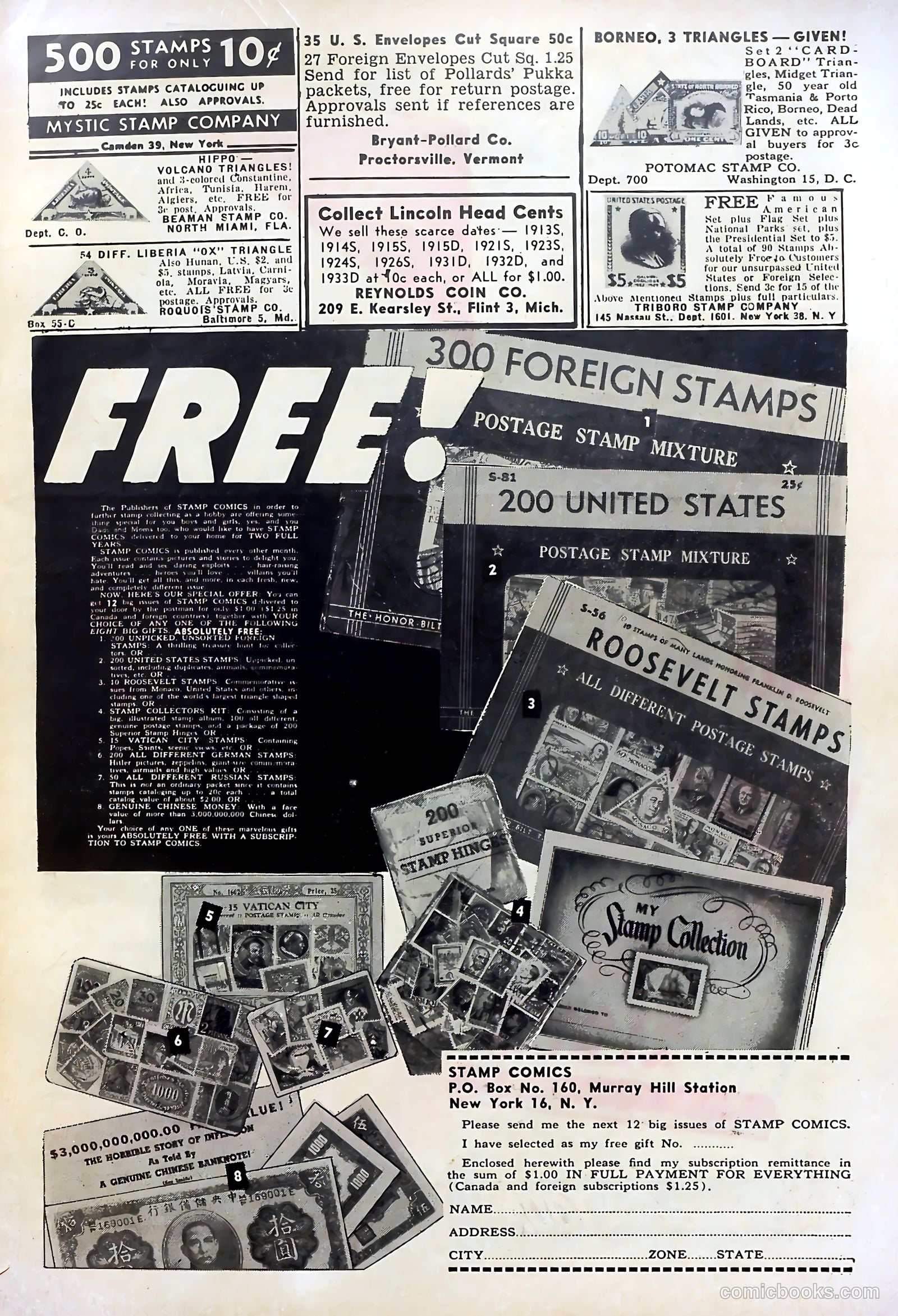 Stamp Comics #5 (1952) — page 35 of 37