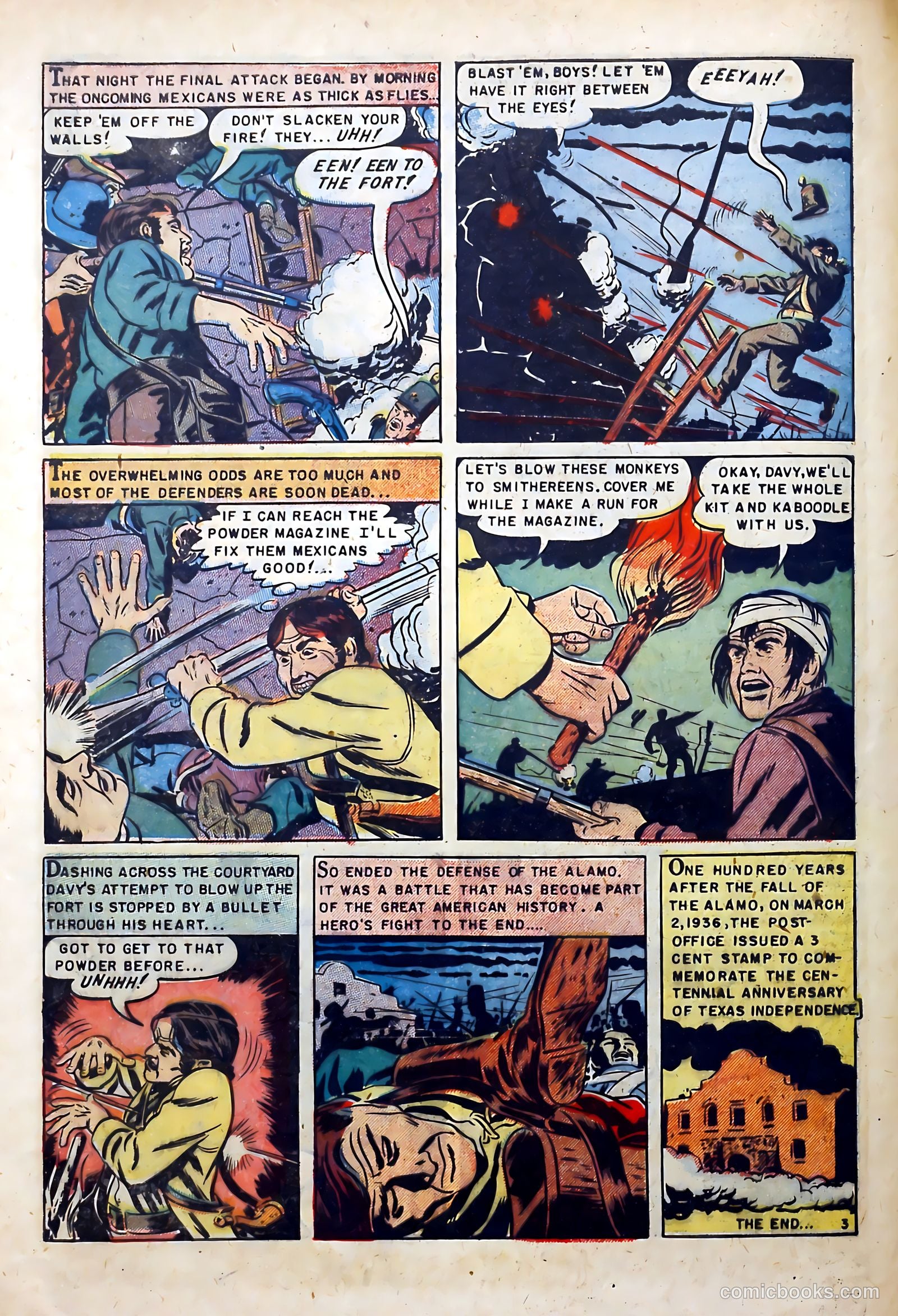 Stamp Comics #6 (1952) — page 32 of 37
