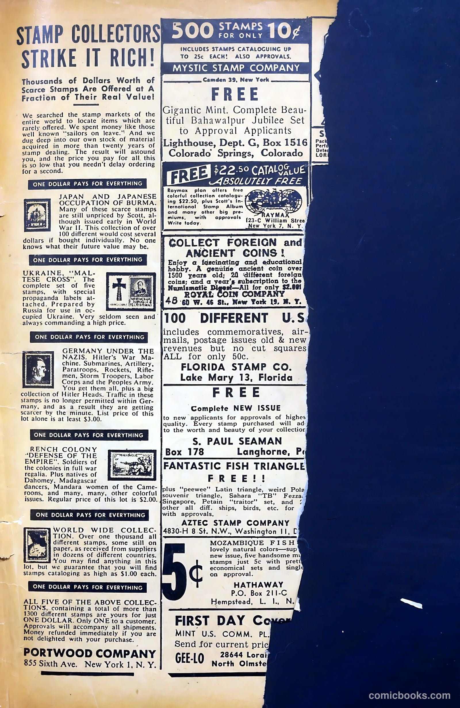 Stamp Comics #6 (1952) — page 35 of 37