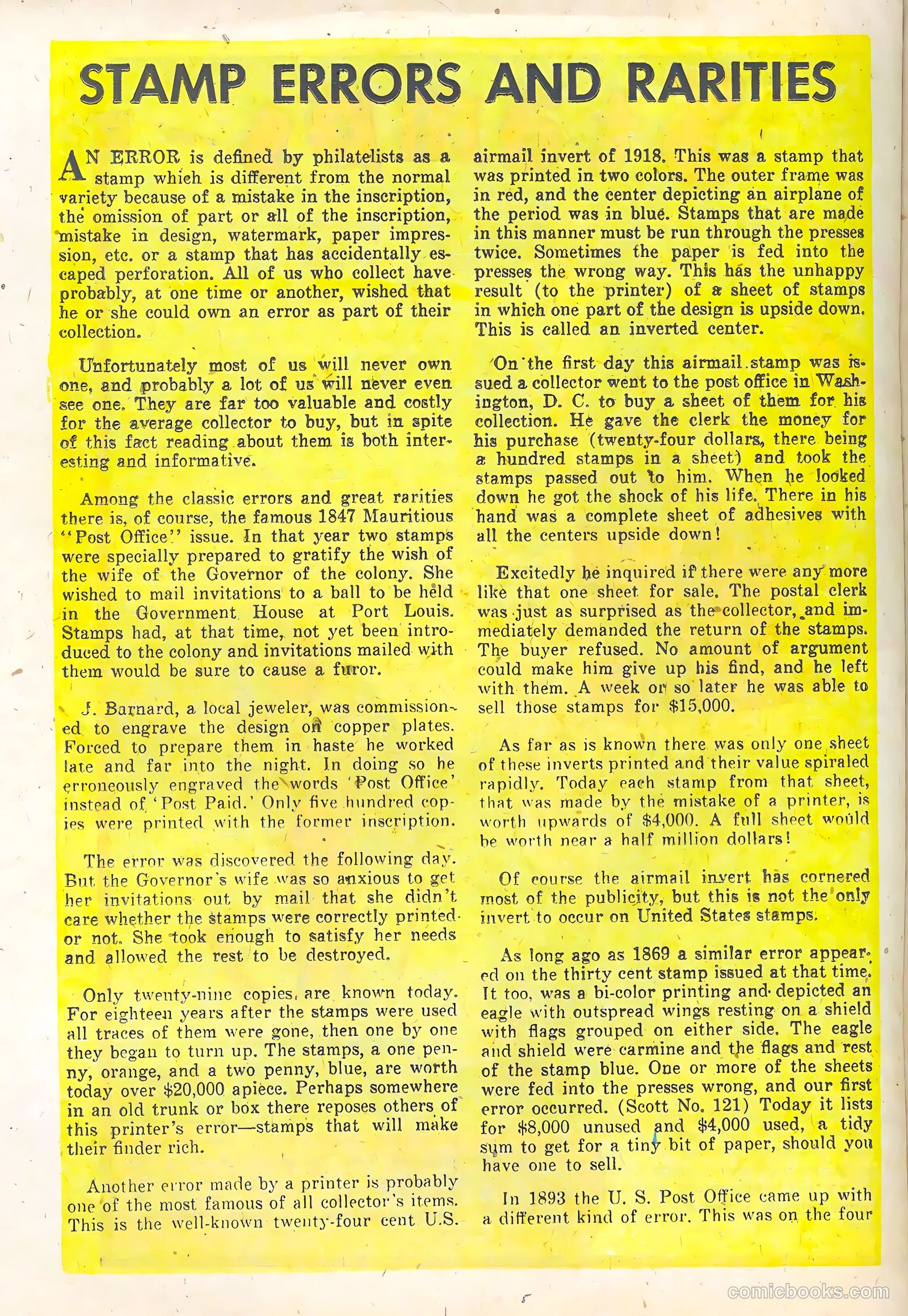 Stamp Comics #7 (1952) — page 20 of 36