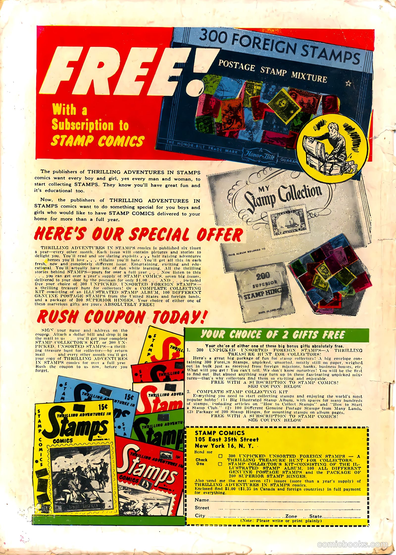 Stamps Comics #2 (1951) — page 35 of 35