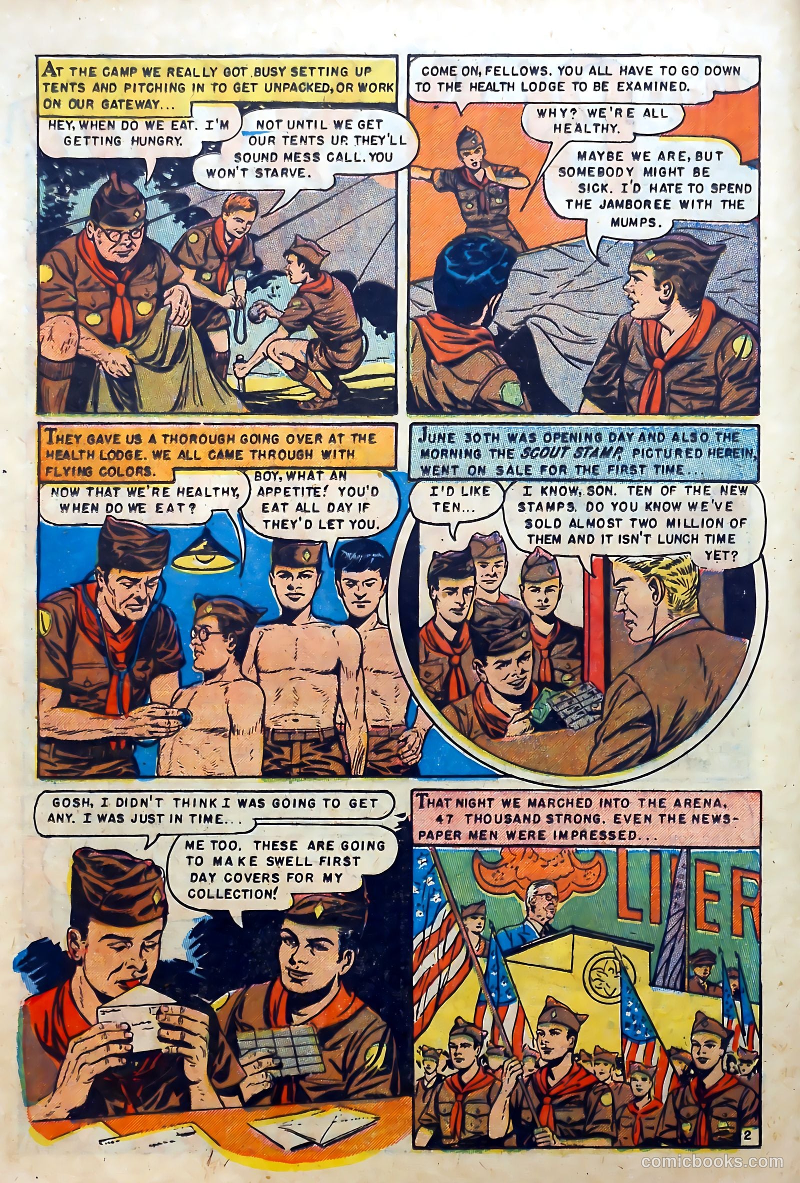 Stamps Comics #3 (1952) — page 12 of 38