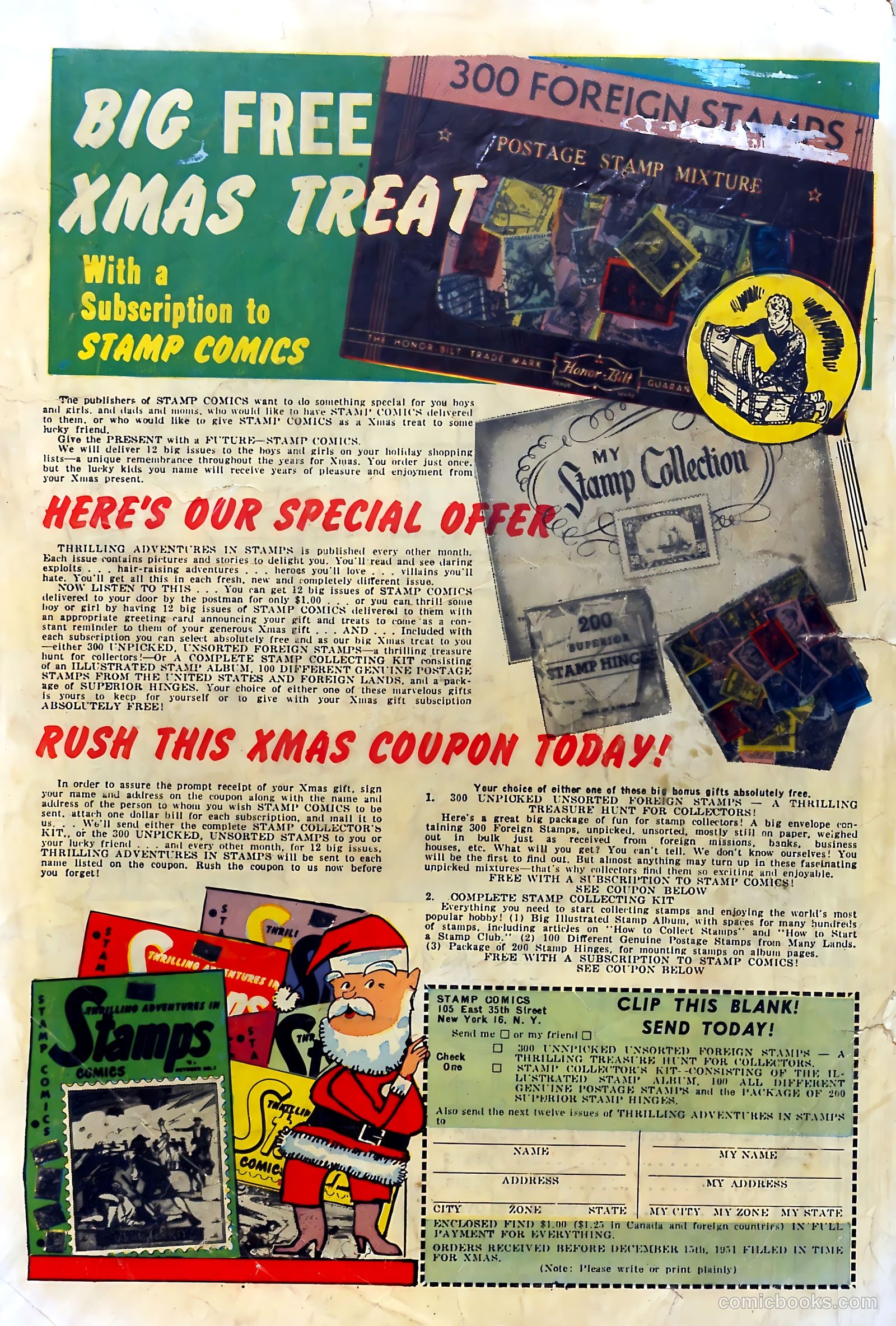 Stamps Comics #3 (1952) — page 36 of 38
