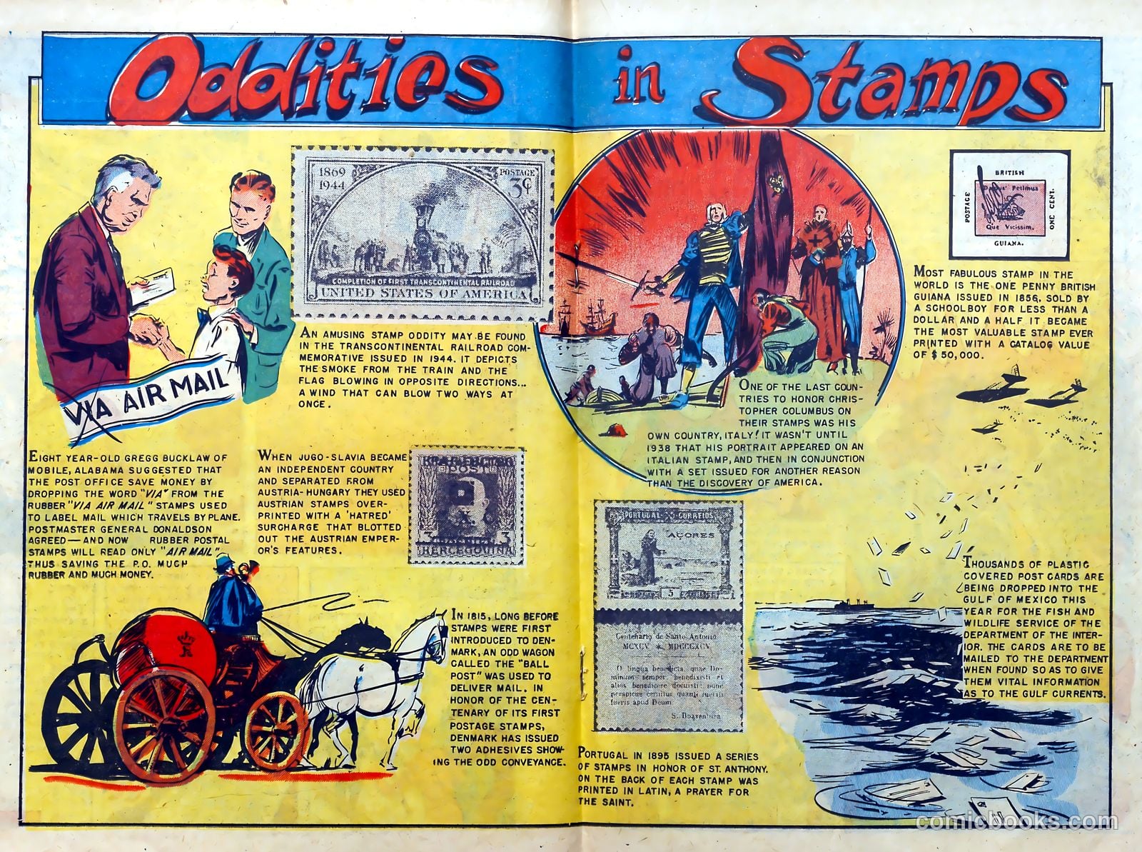 Stamps Comics #3 (1952) — page 38 of 38