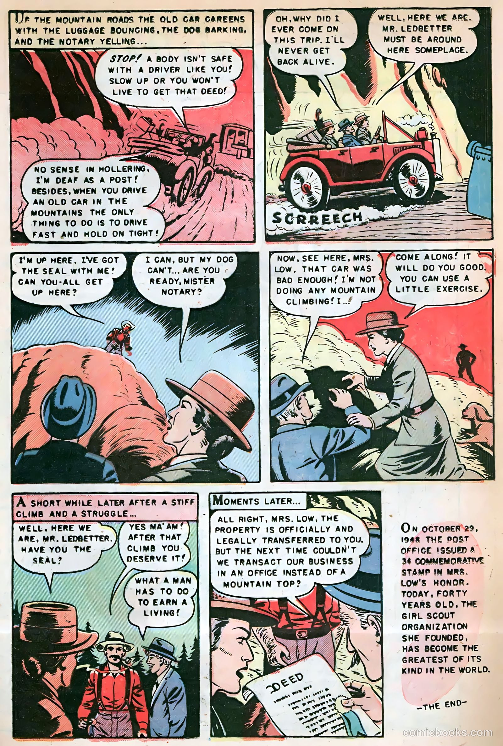 Stamps Comics #4 (1952) — page 17 of 36