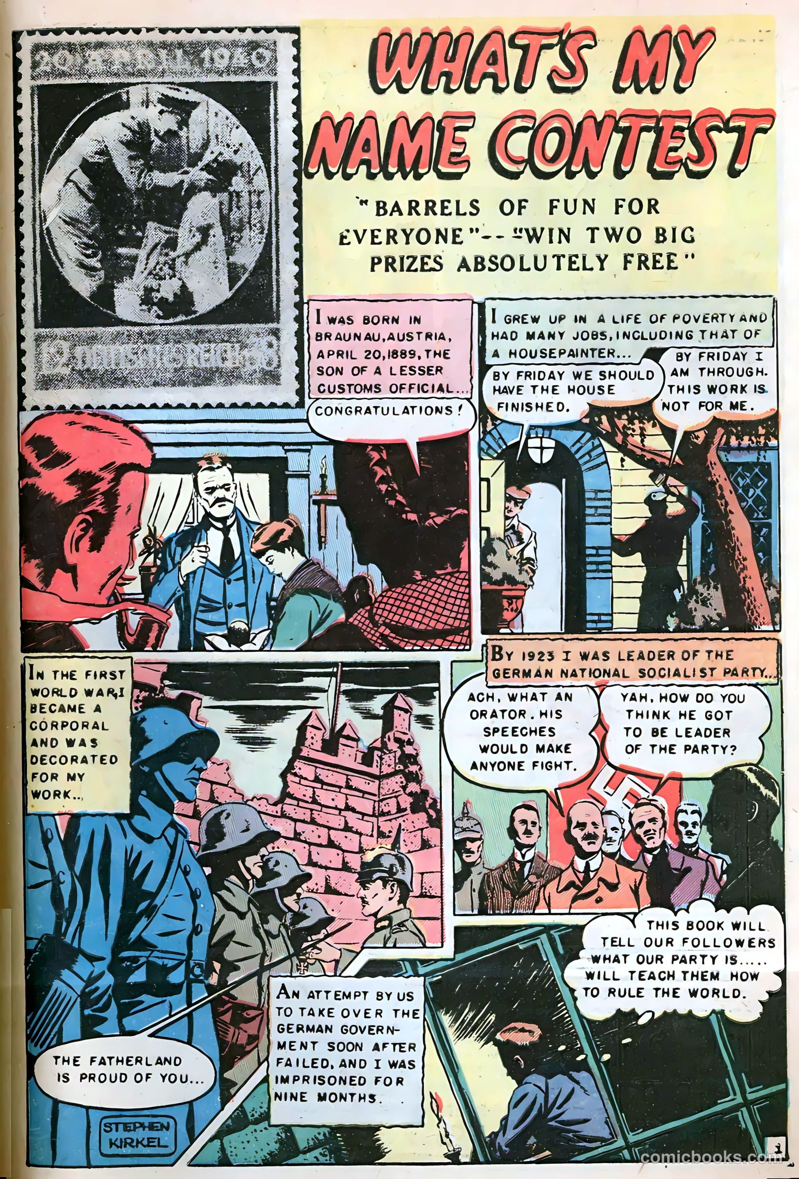 Stamps Comics #4 (1952) — page 33 of 36