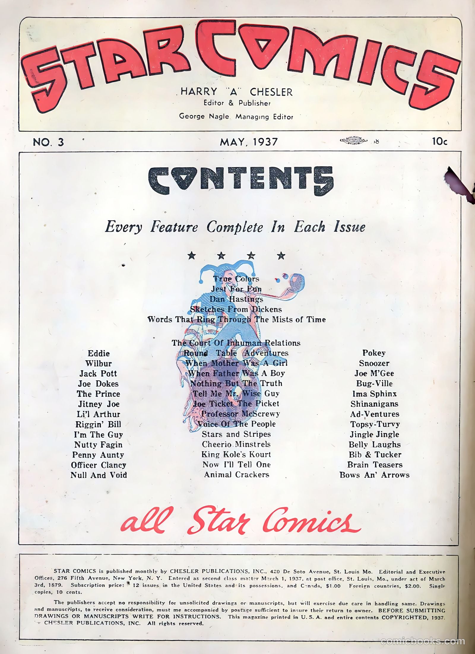 Star Comics #3 (1939) — page 4 of 67
