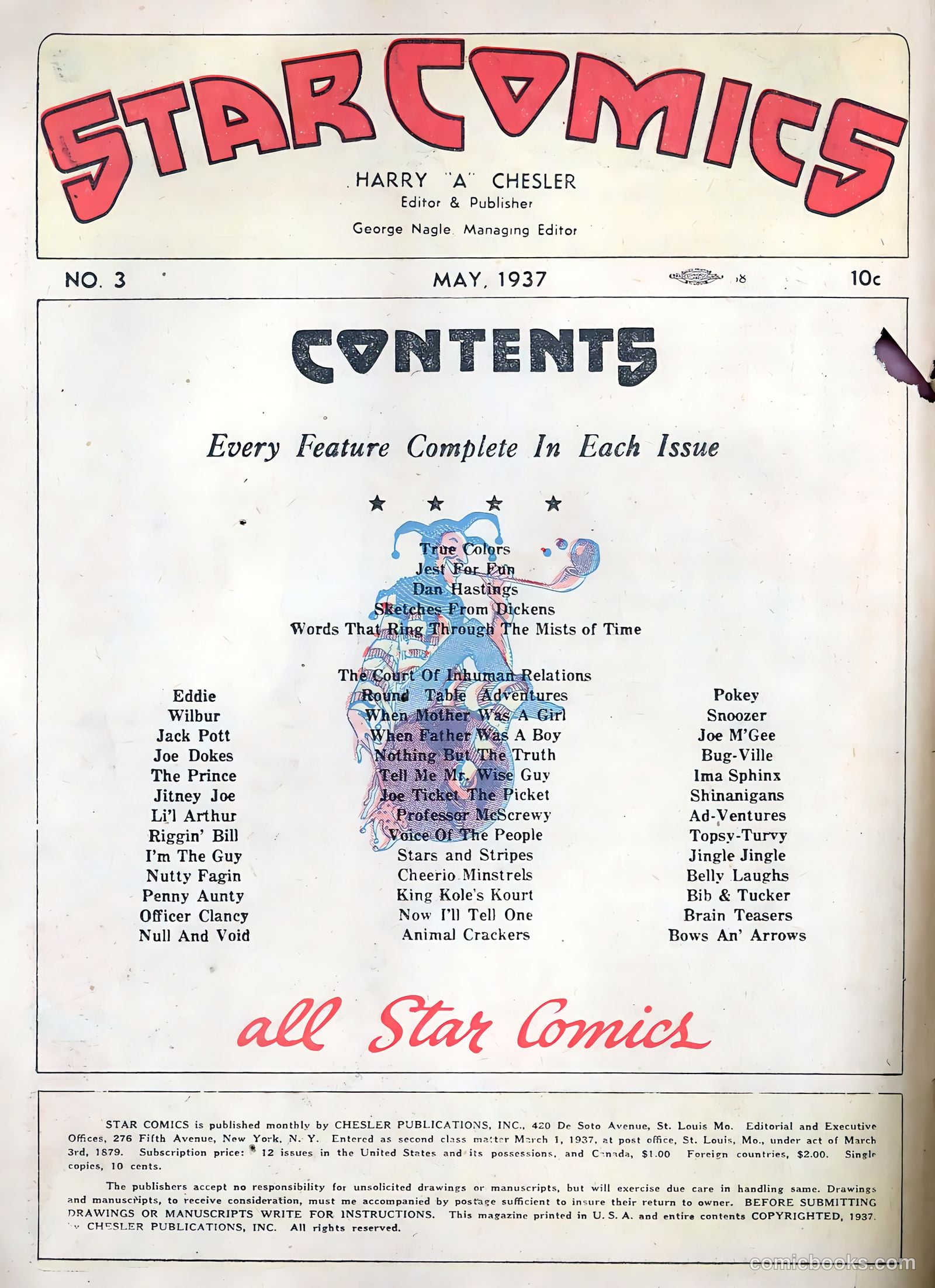 Star Comics #3 (1937) — page 4 of 67