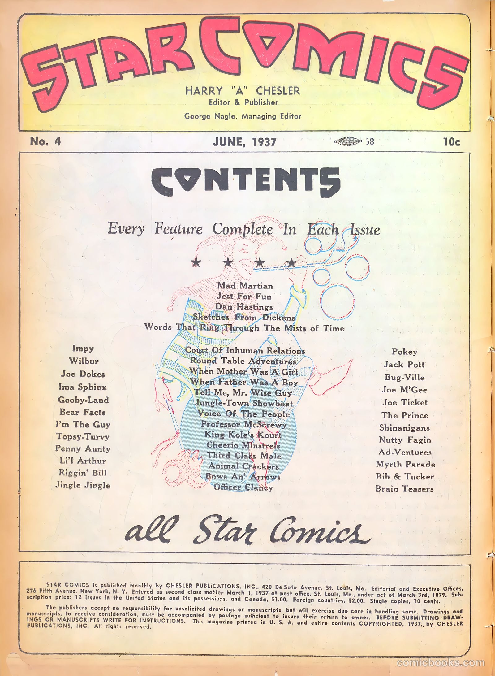 Star Comics #4 (1939) — page 4 of 65
