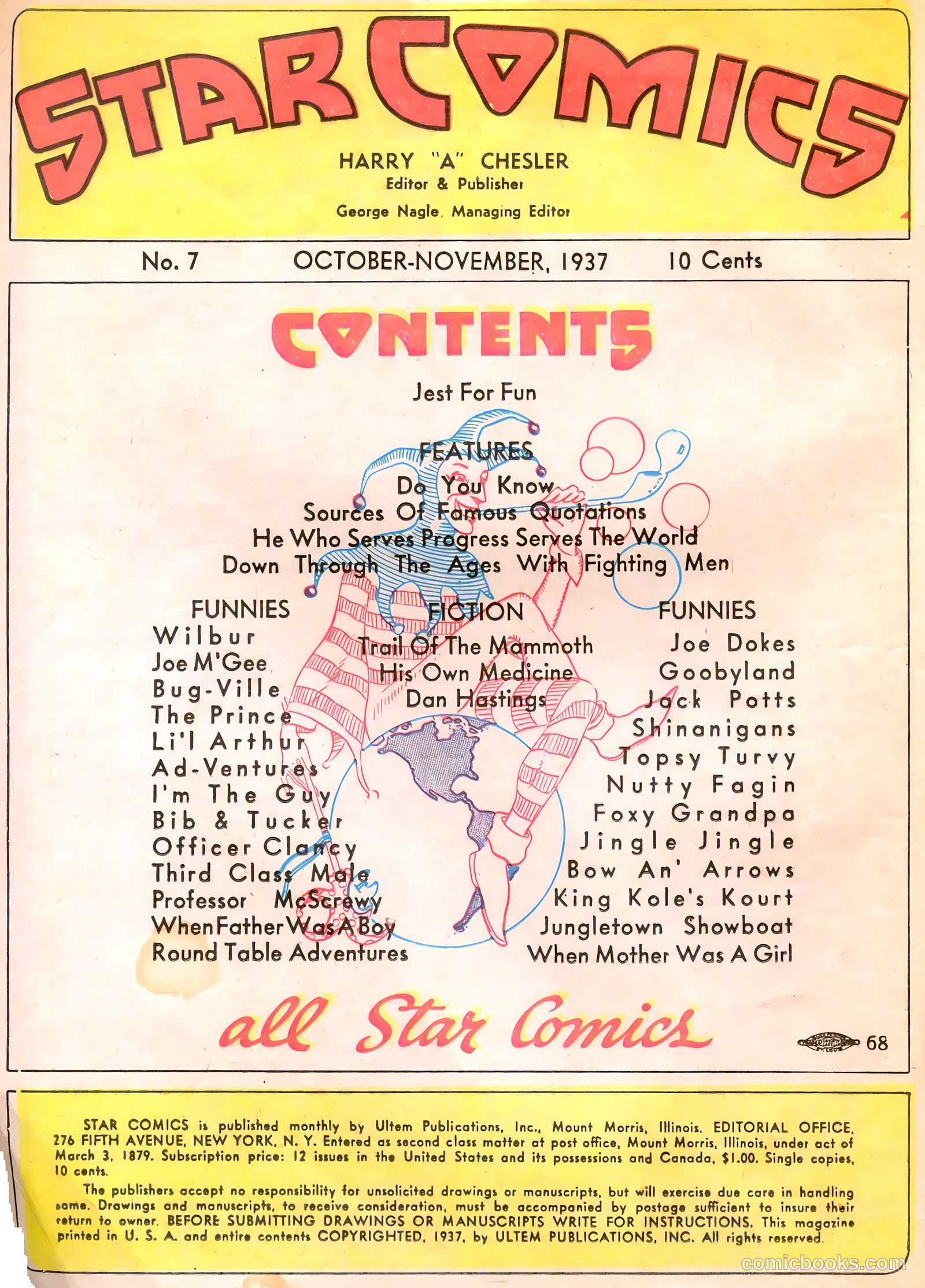 Star Comics #7 (1939) — page 3 of 66