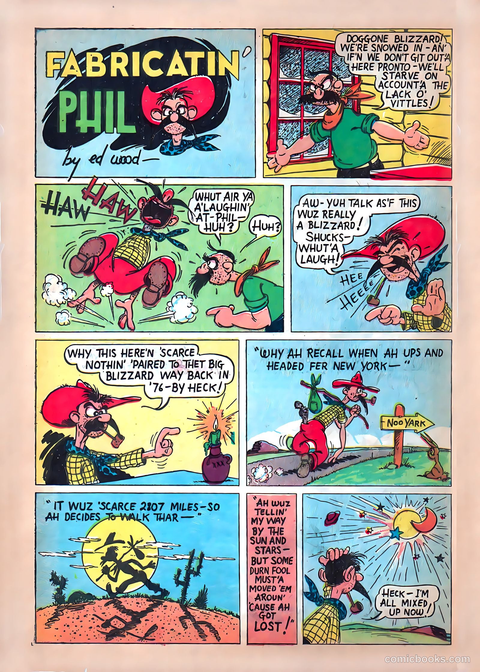 Star Ranger Funnies #1 (1939) — page 8 of 51