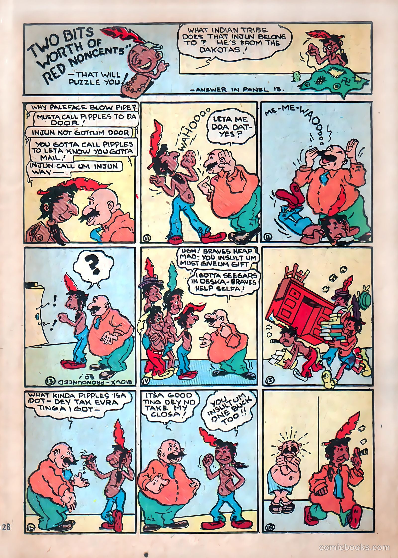 Star Ranger Funnies #1 (1939) — page 19 of 51