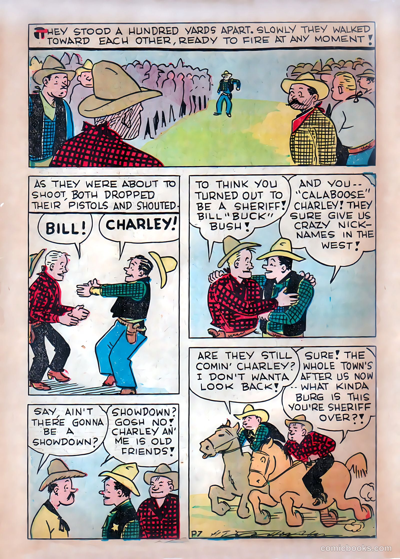 Star Ranger Funnies #1 (1939) — page 50 of 51