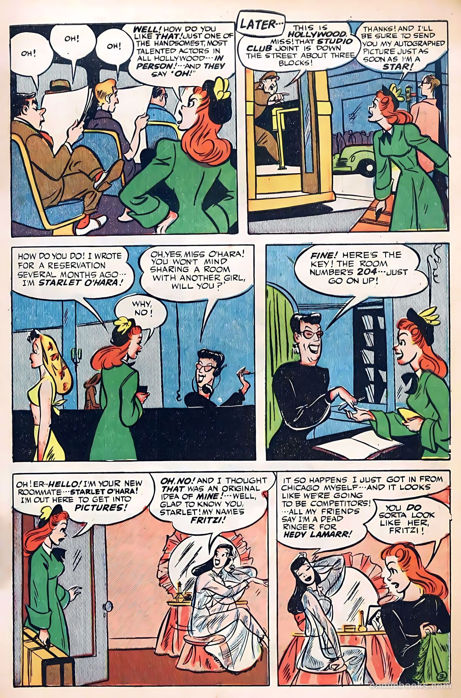 Starlet O'Hara in Hollywood #1 (1948) — page 5 of 52