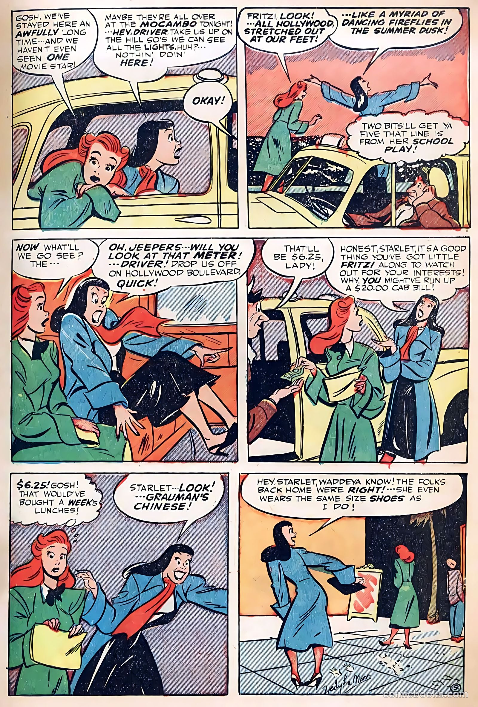Starlet O'Hara in Hollywood #1 (1948) — page 7 of 52
