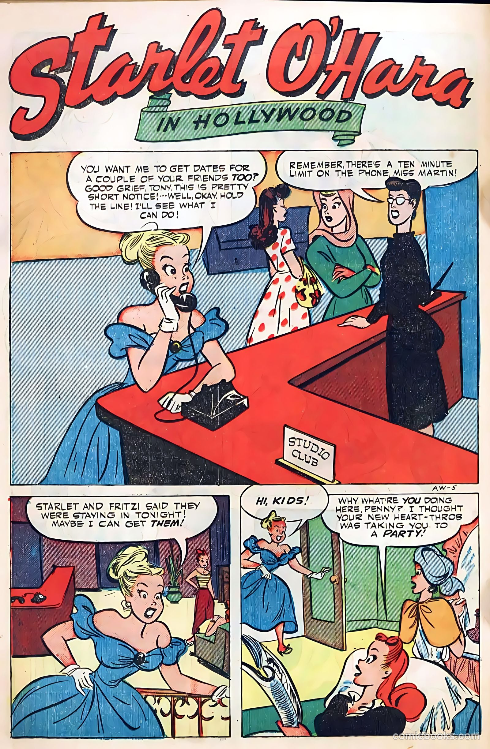 Starlet O'Hara in Hollywood #1 (1948) — page 36 of 52