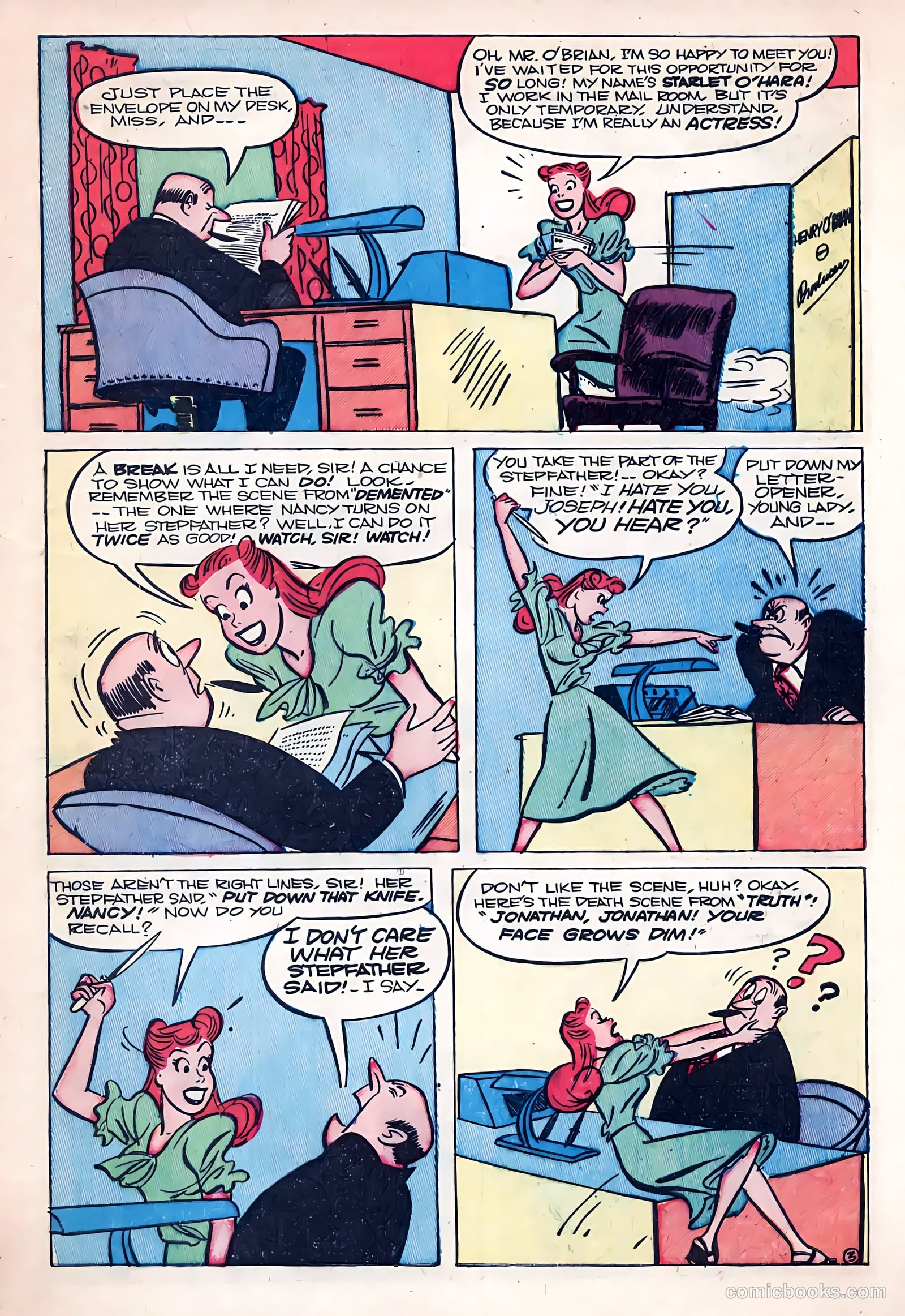 Starlet O'Hara in Hollywood #4 (1949) — page 5 of 35