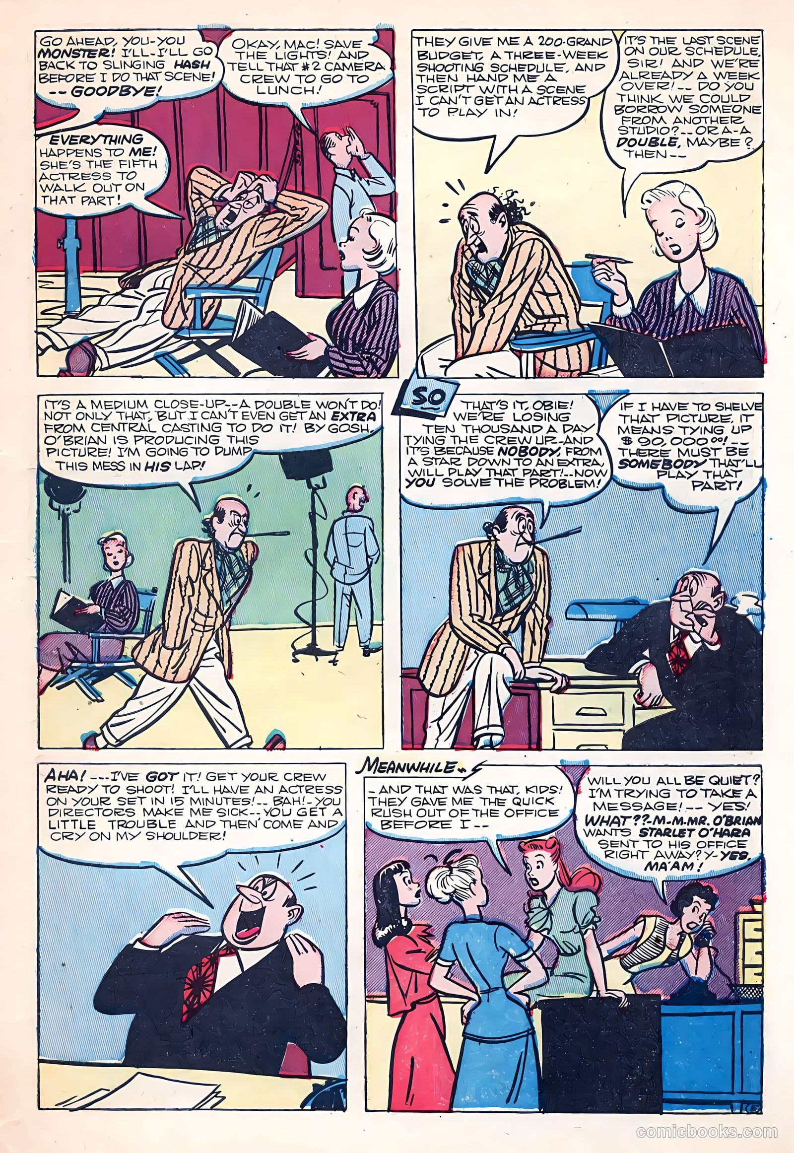 Starlet O'Hara in Hollywood #4 (1949) — page 7 of 35