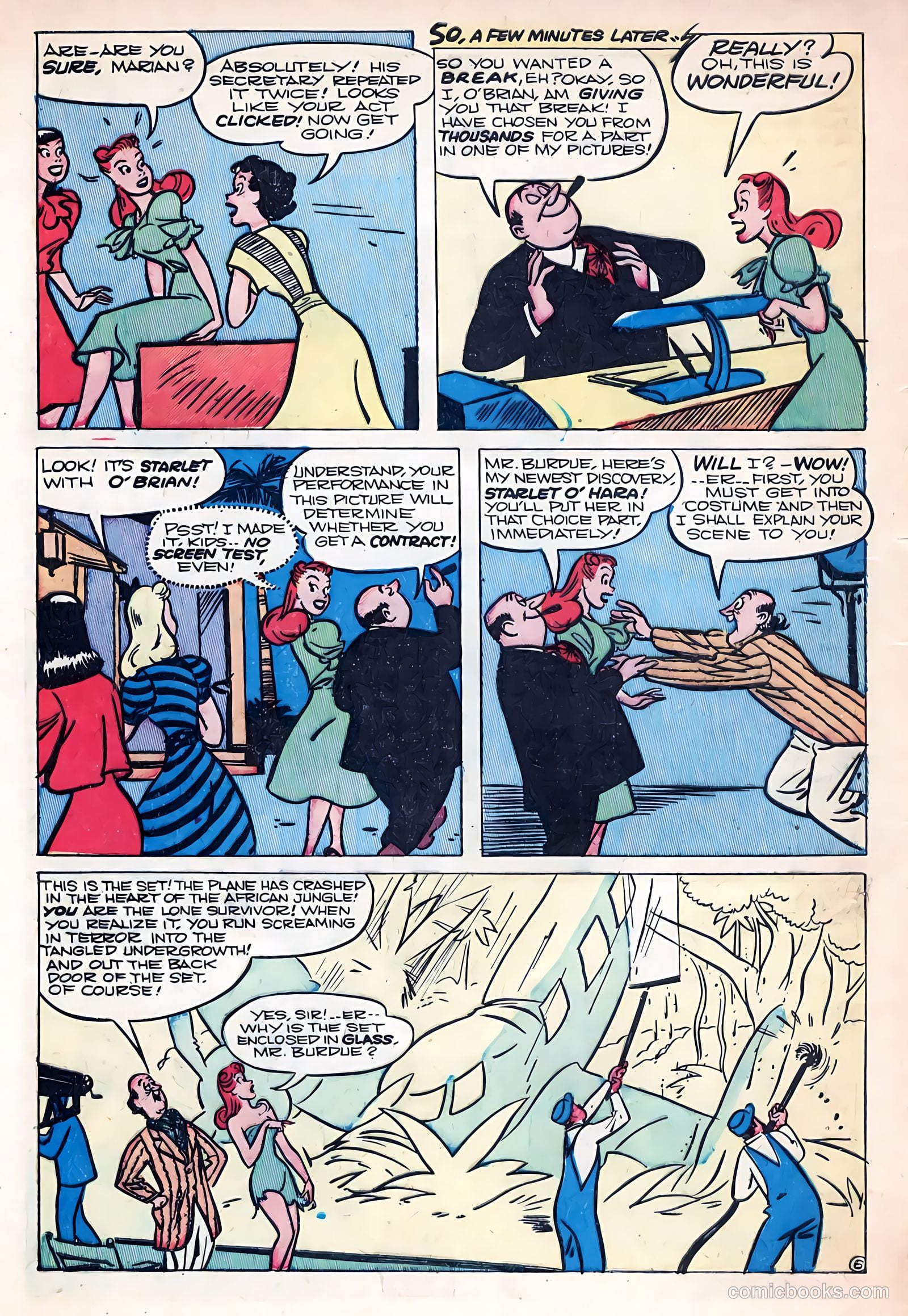 Starlet O'Hara in Hollywood #4 (1949) — page 8 of 35
