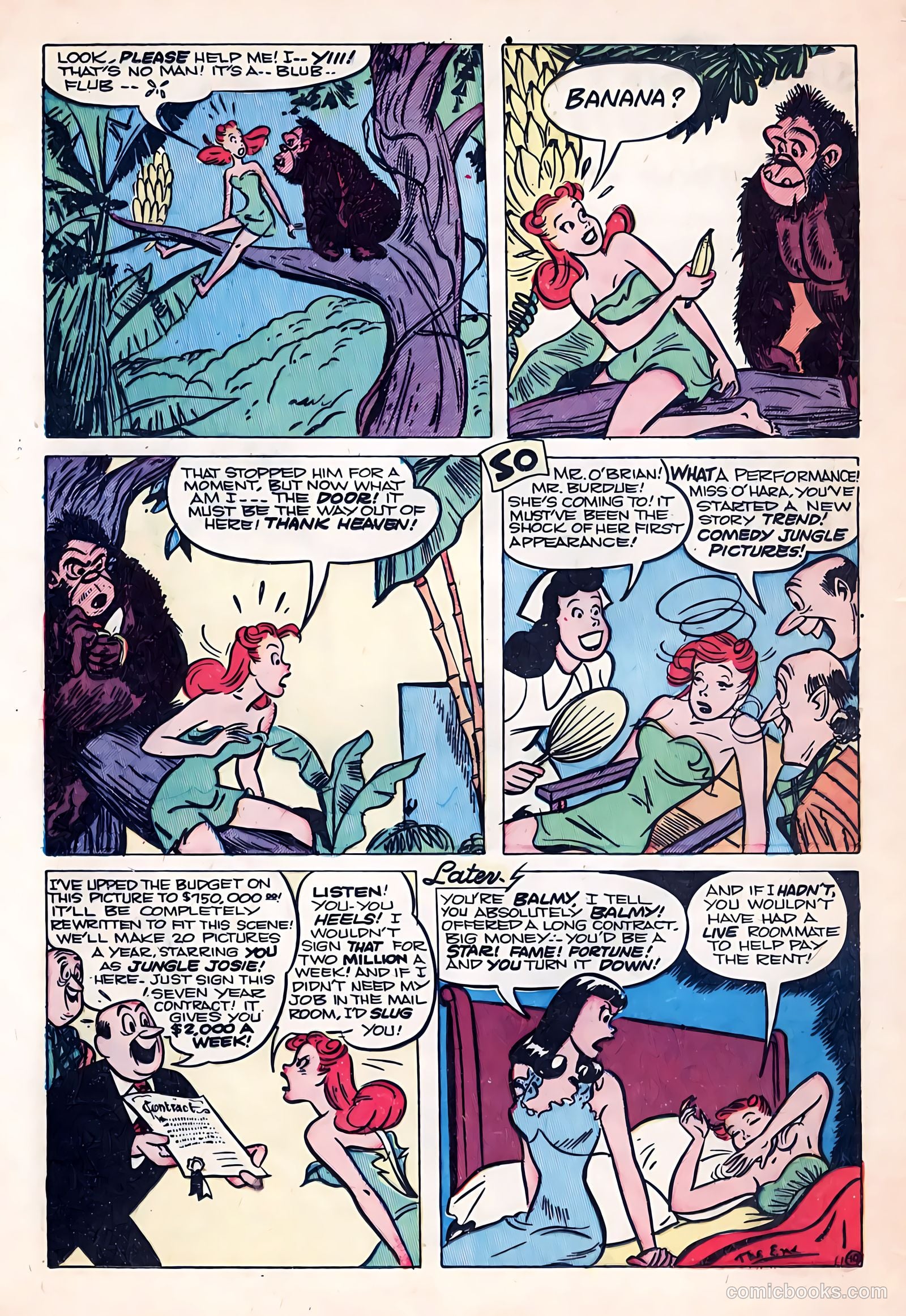 Starlet O'Hara in Hollywood #4 (1949) — page 12 of 35