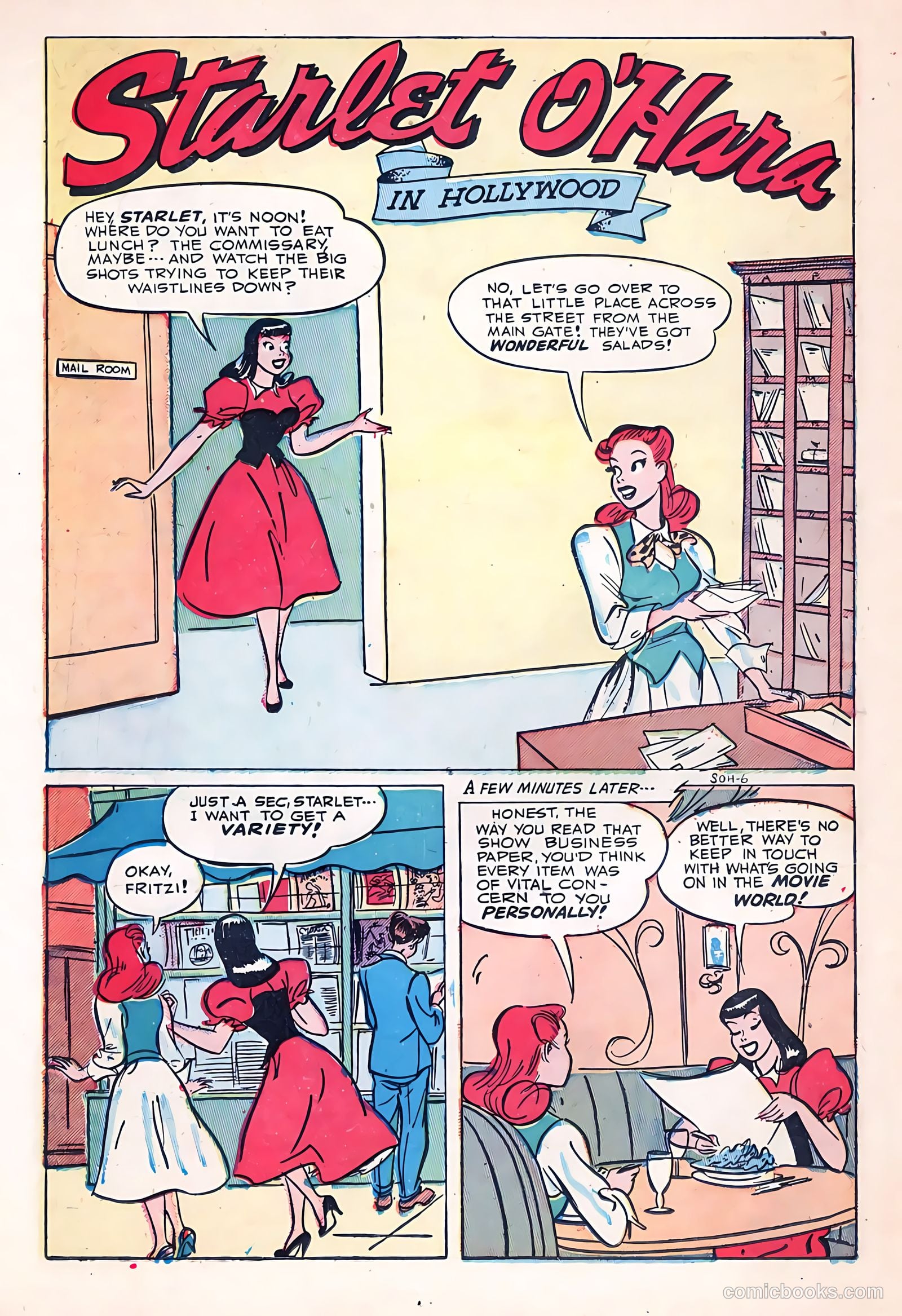 Starlet O'Hara in Hollywood #4 (1949) — page 14 of 35