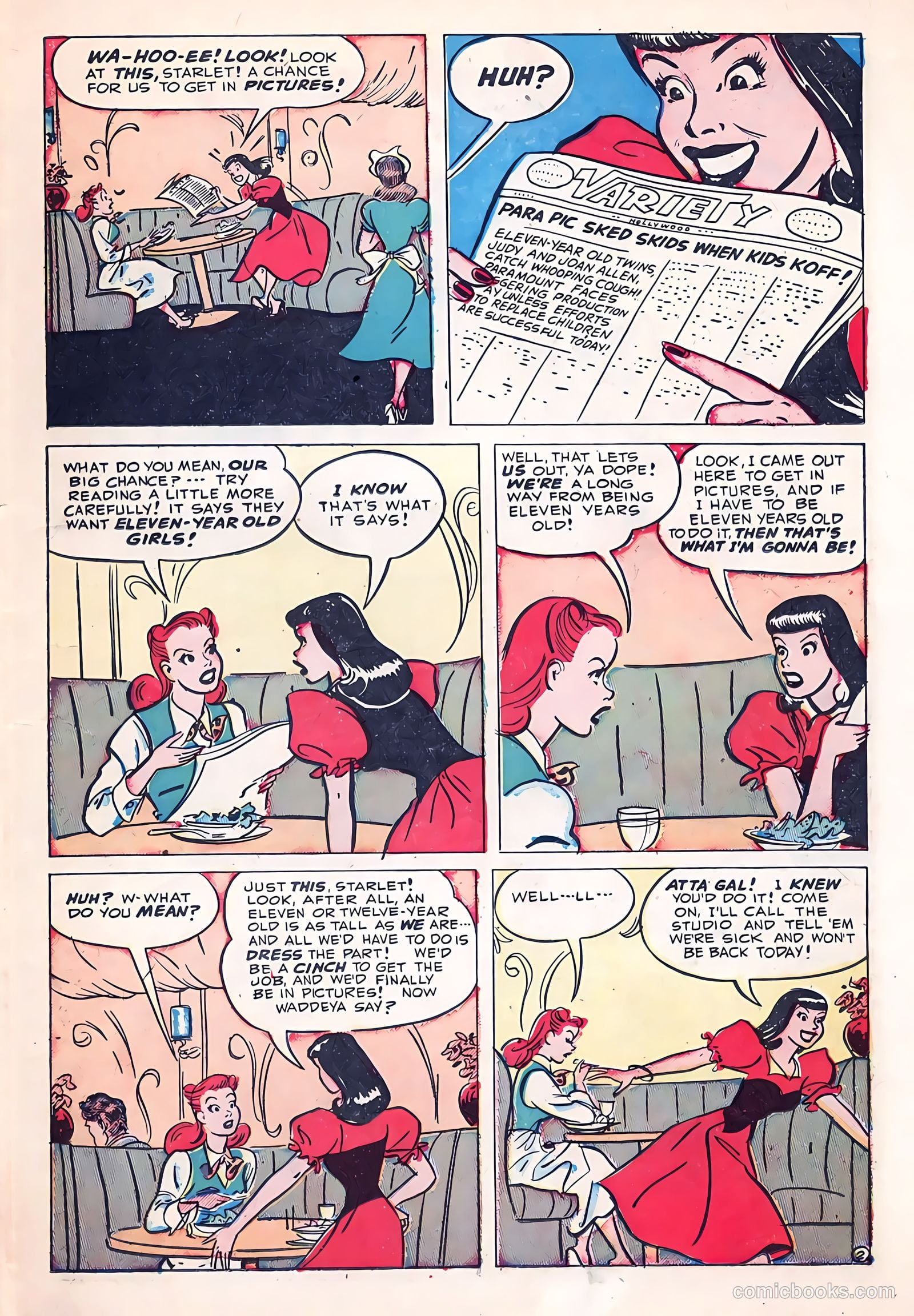 Starlet O'Hara in Hollywood #4 (1949) — page 15 of 35