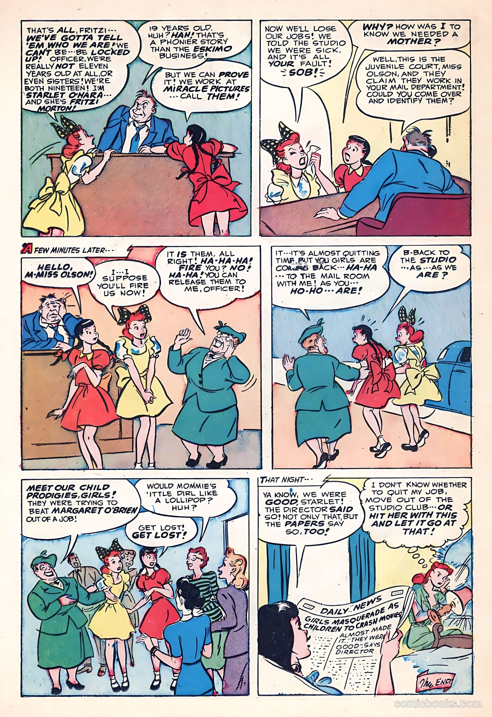 Starlet O'Hara in Hollywood #4 (1949) — page 22 of 35