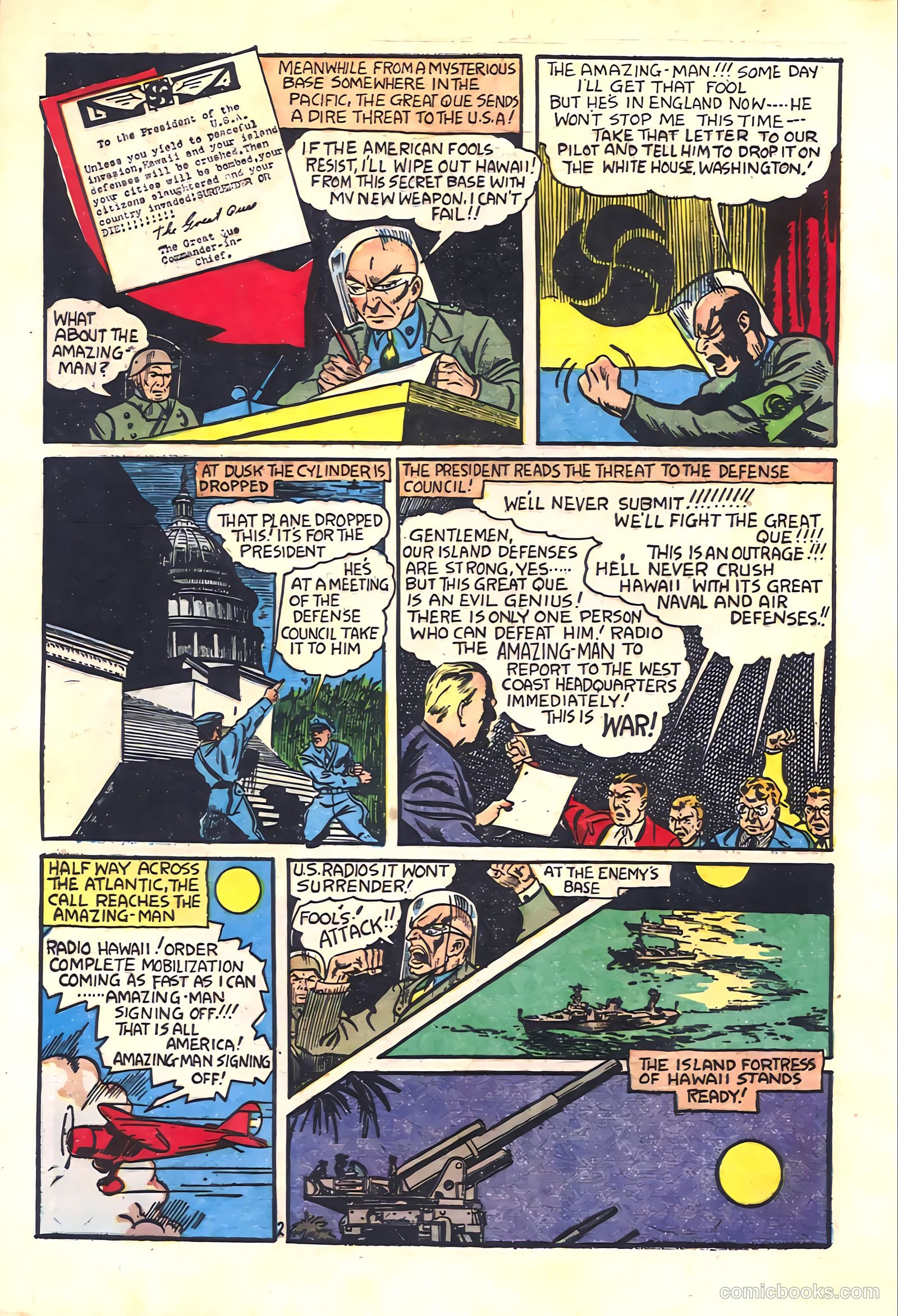 Stars and Stripes Comics #3 (1941) — page 4 of 68