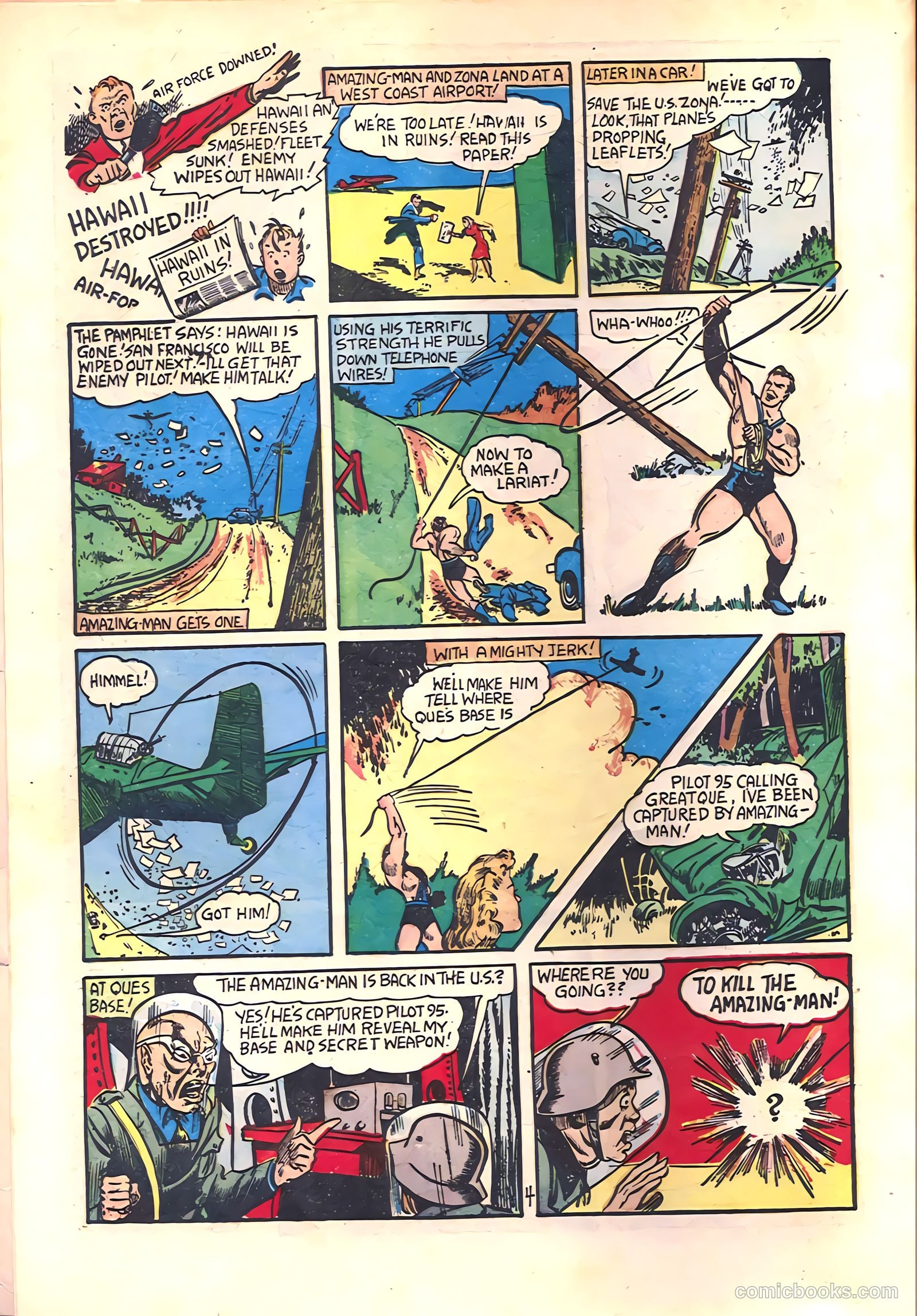 Stars and Stripes Comics #3 (1941) — page 6 of 68