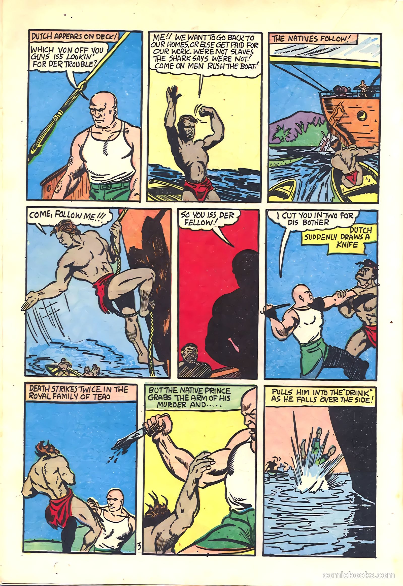 Stars and Stripes Comics #3 (1941) — page 38 of 68