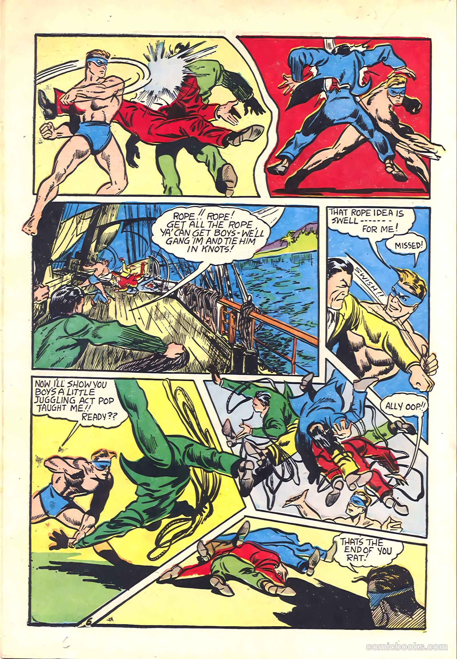 Stars and Stripes Comics #3 (1941) — page 40 of 68