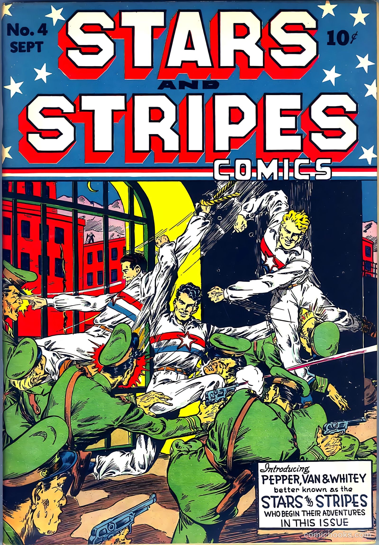 Stars and Stripes Comics #4 (1941) — page 2 of 67
