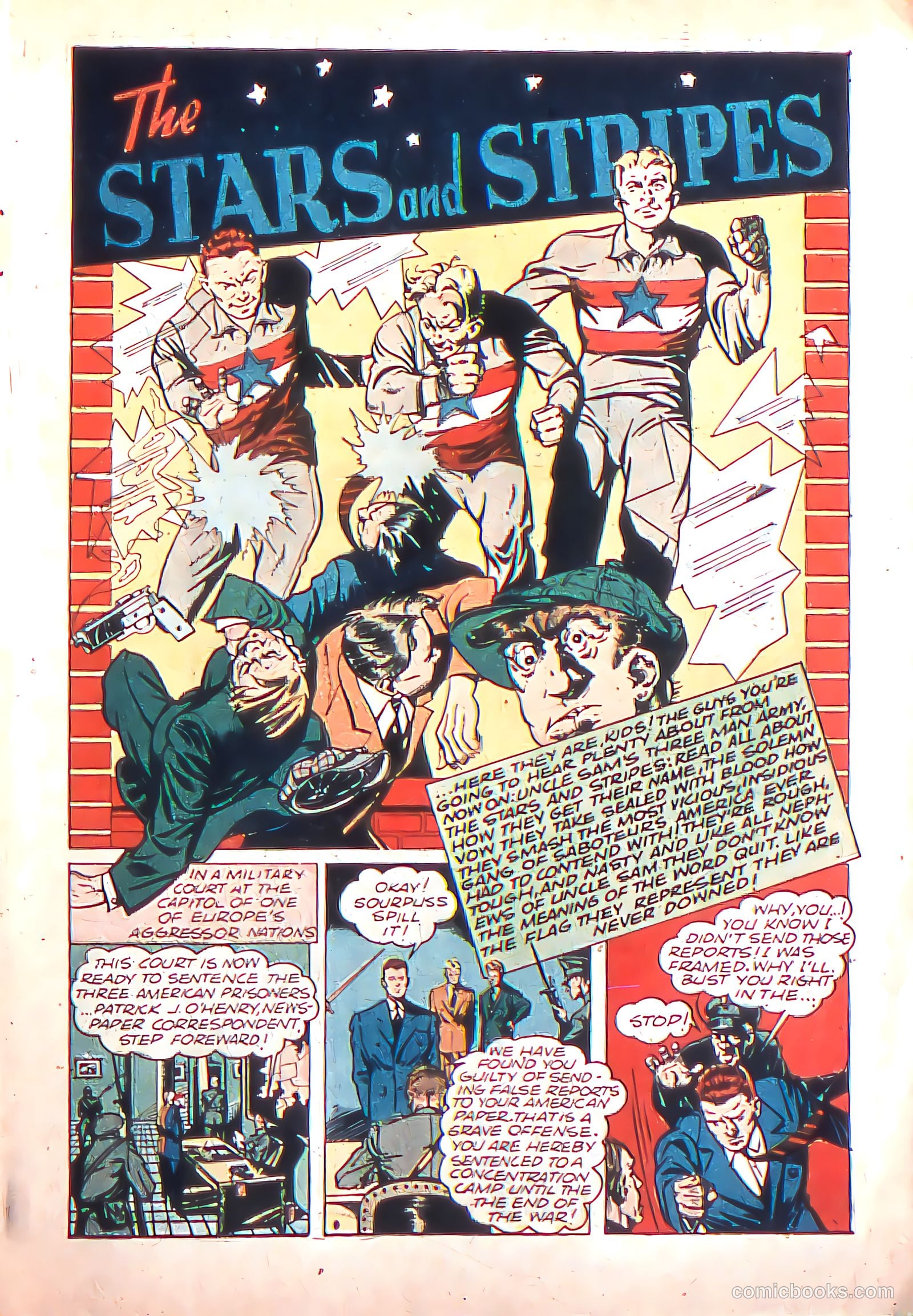 Stars and Stripes Comics #4 (1941) — page 4 of 67